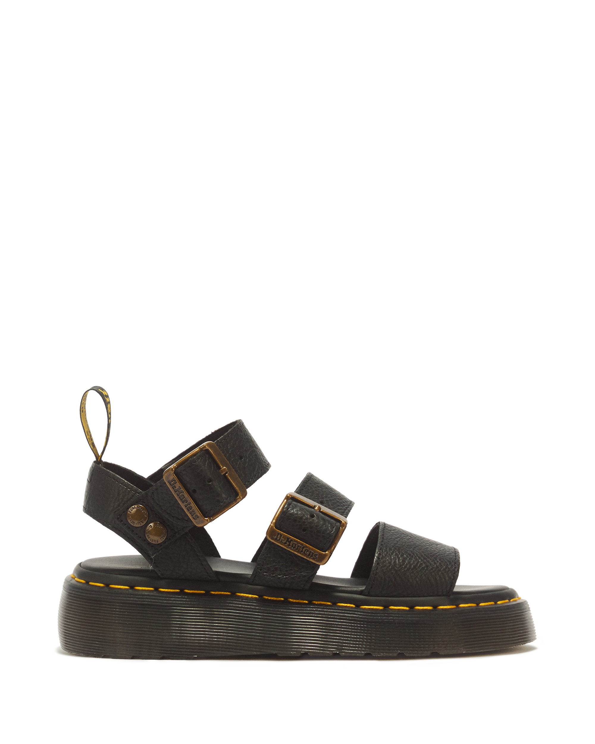 Gryphon Pisa Leather Platform Sandals
