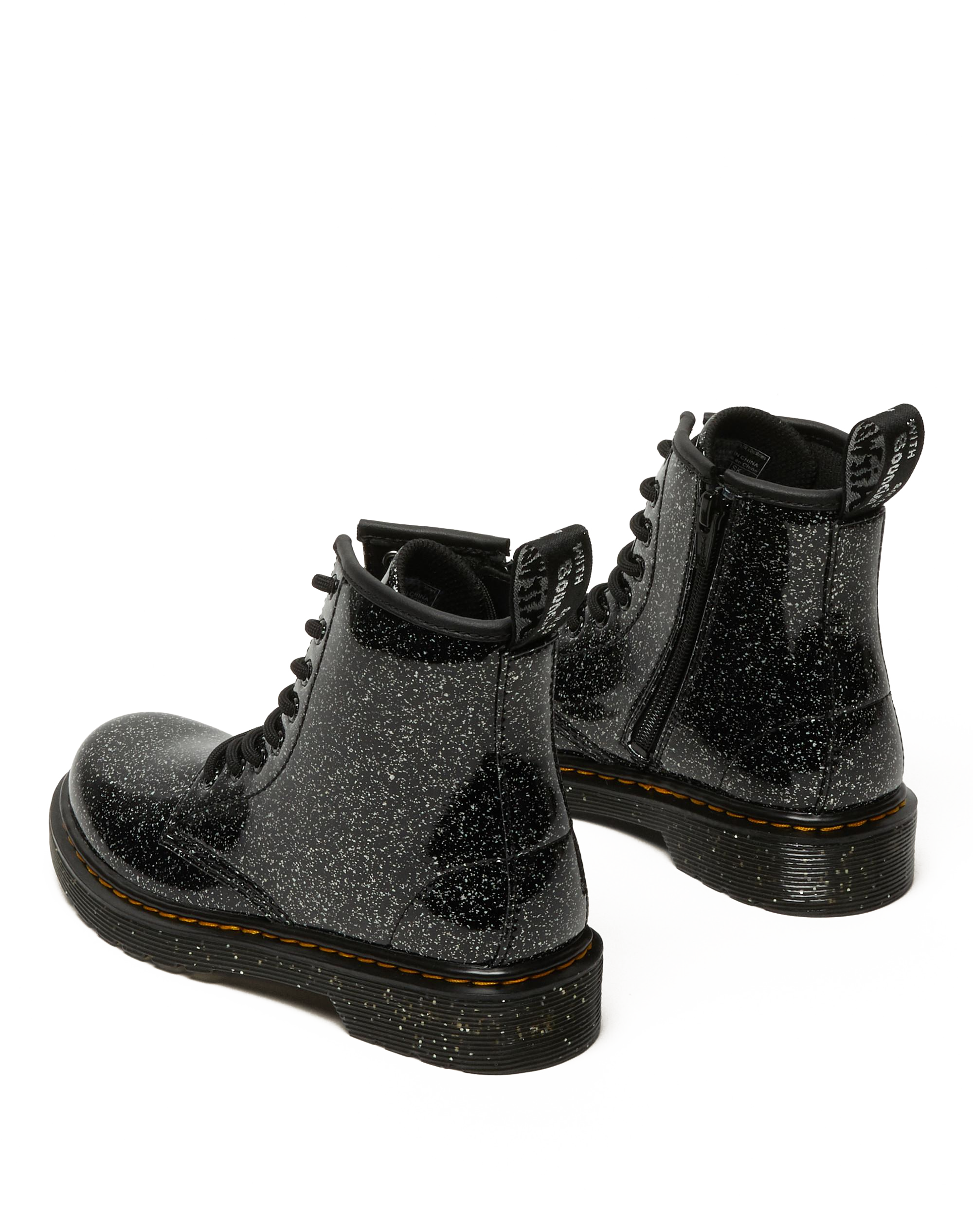 Junior 1460 Glitter Lace Up Boots
