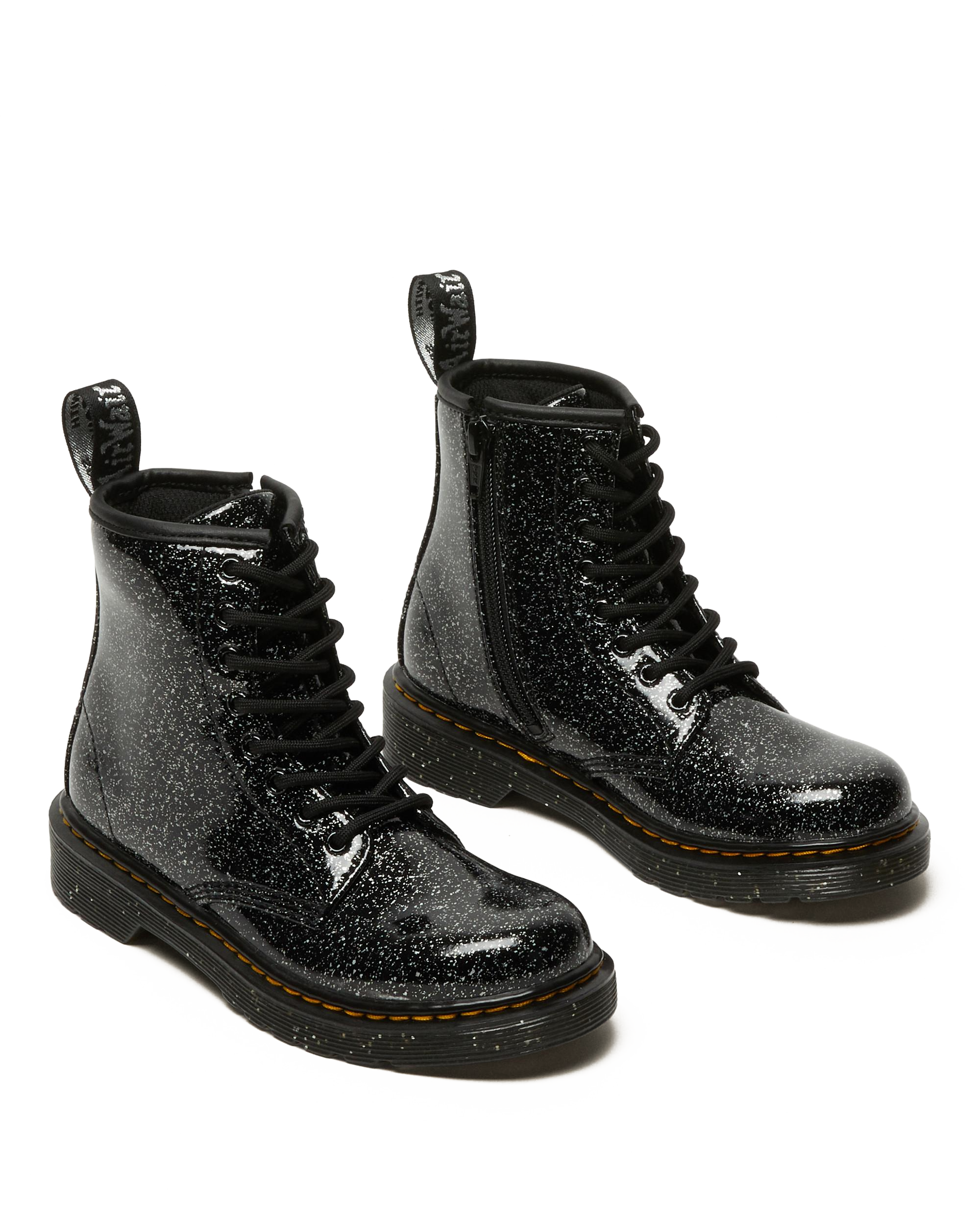 Junior 1460 Glitter Lace Up Boots