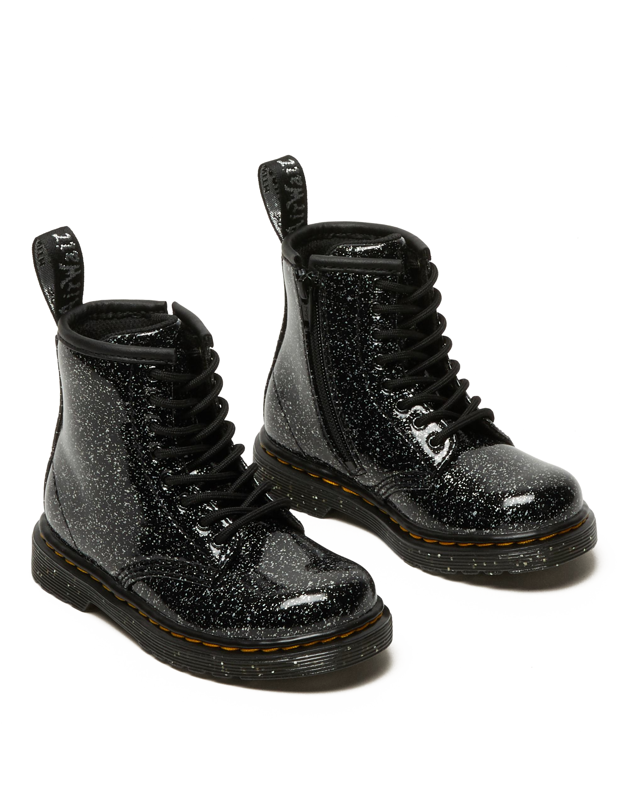 Toddler 1460 Glitter Lace Up Boots