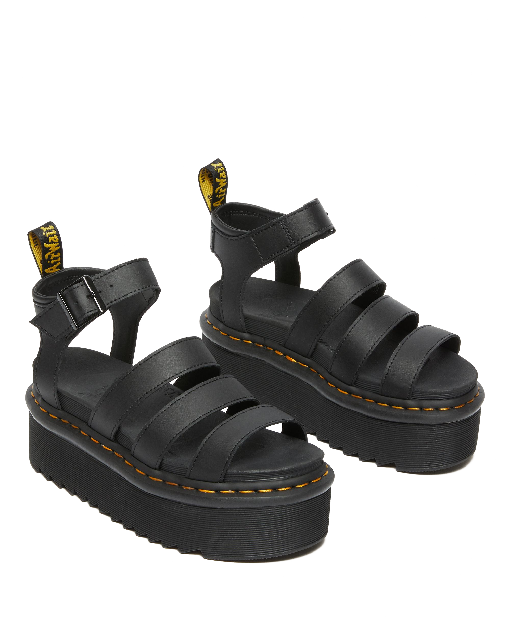 Blaire Hydro Leather Platform Strap Sandals