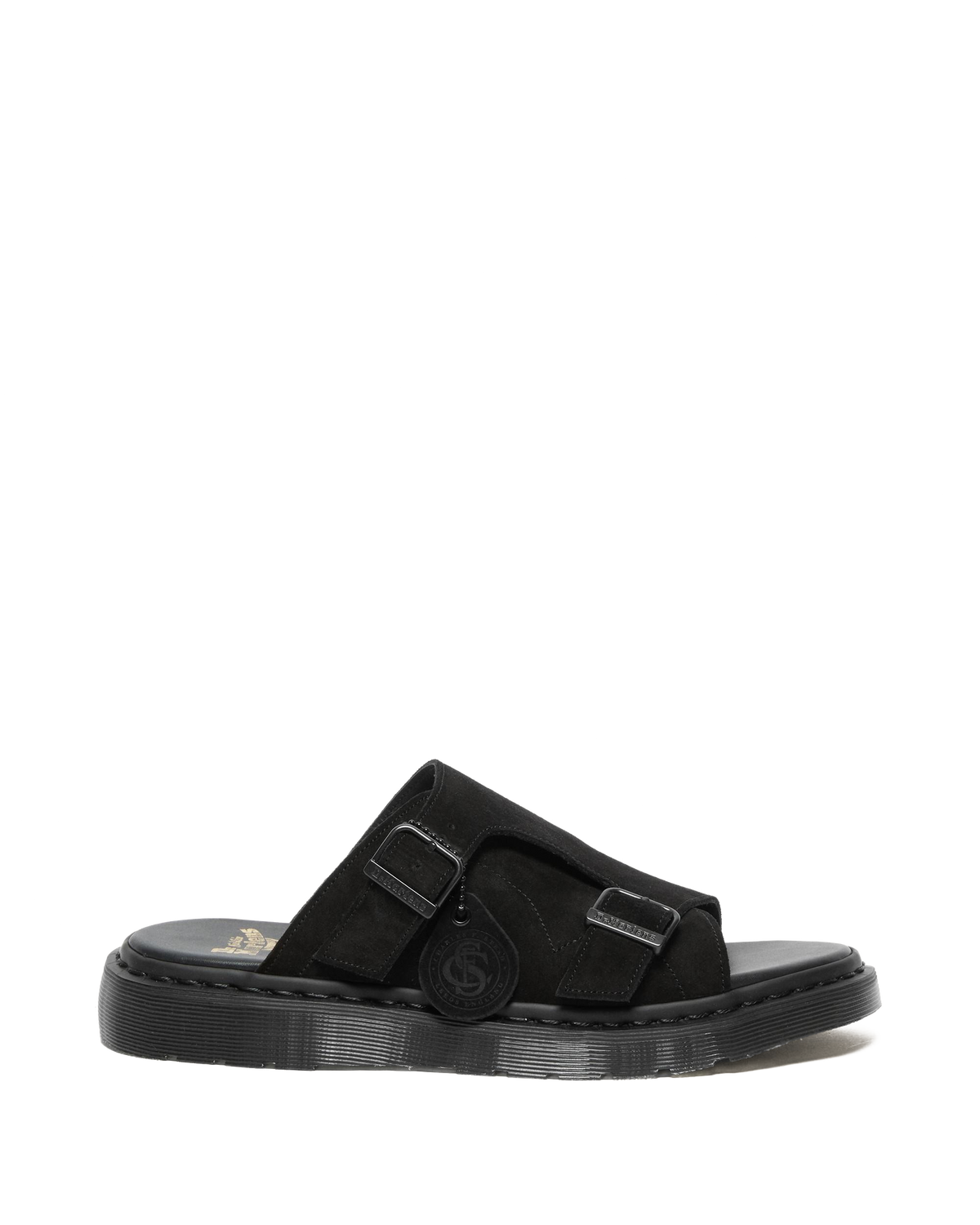 Dayne Made in England Suede Slide Sandals