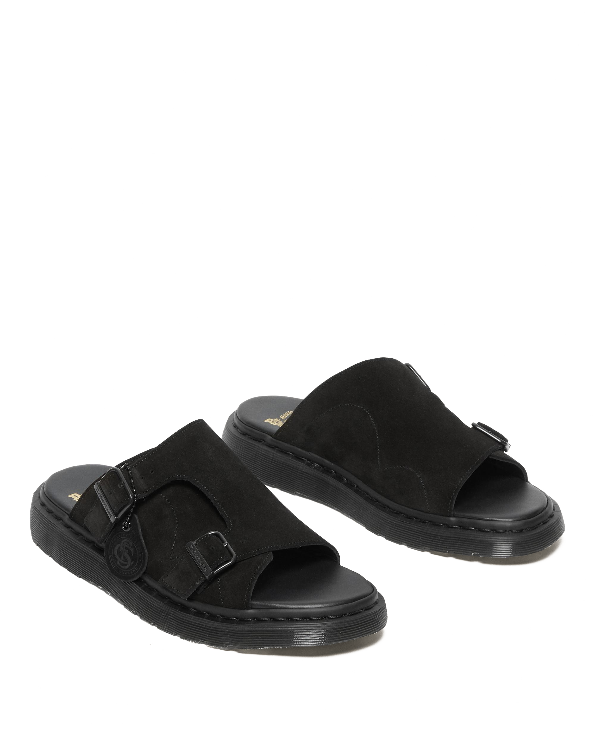 Dayne Made in England Suede Slide Sandals