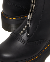 Jetta Zipped Sendal Leather Platform Boots