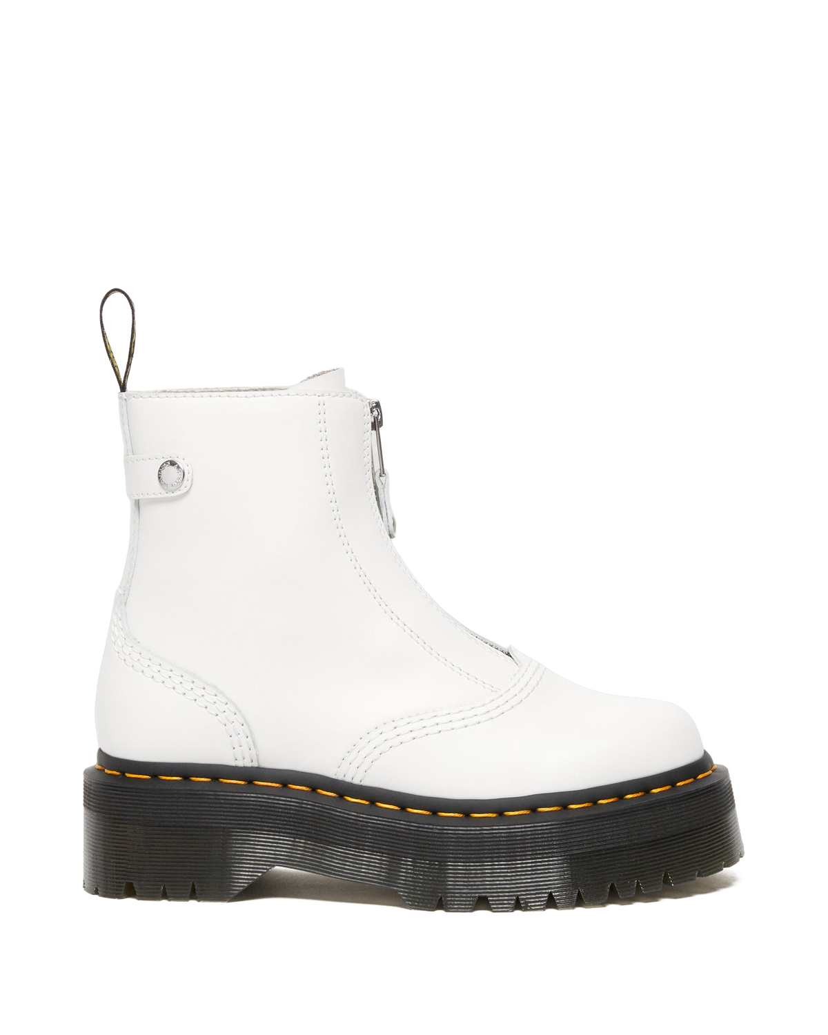 Jetta Zipped Sendal Leather Platform Boots