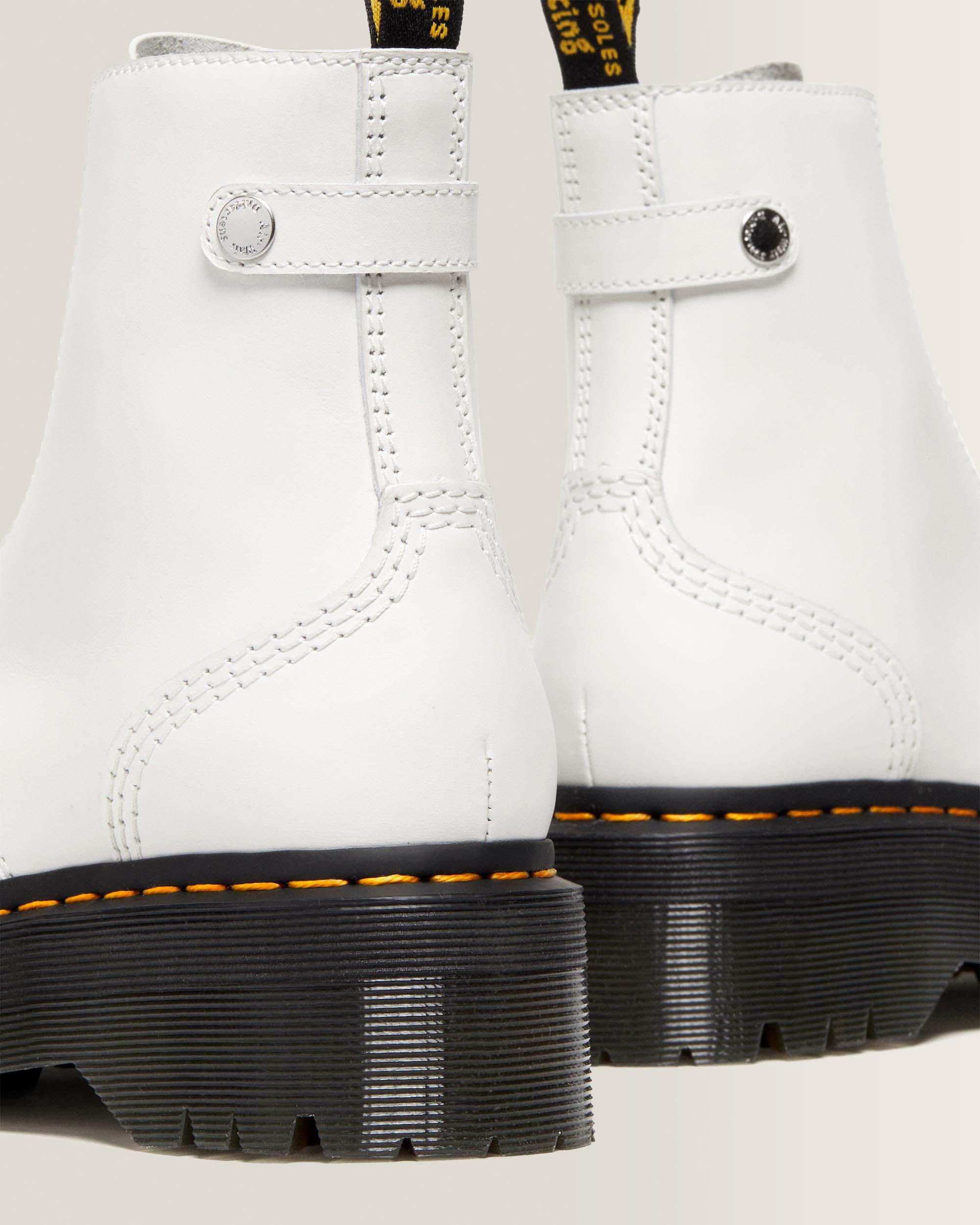 Jetta Zipped Sendal Leather Platform Boots