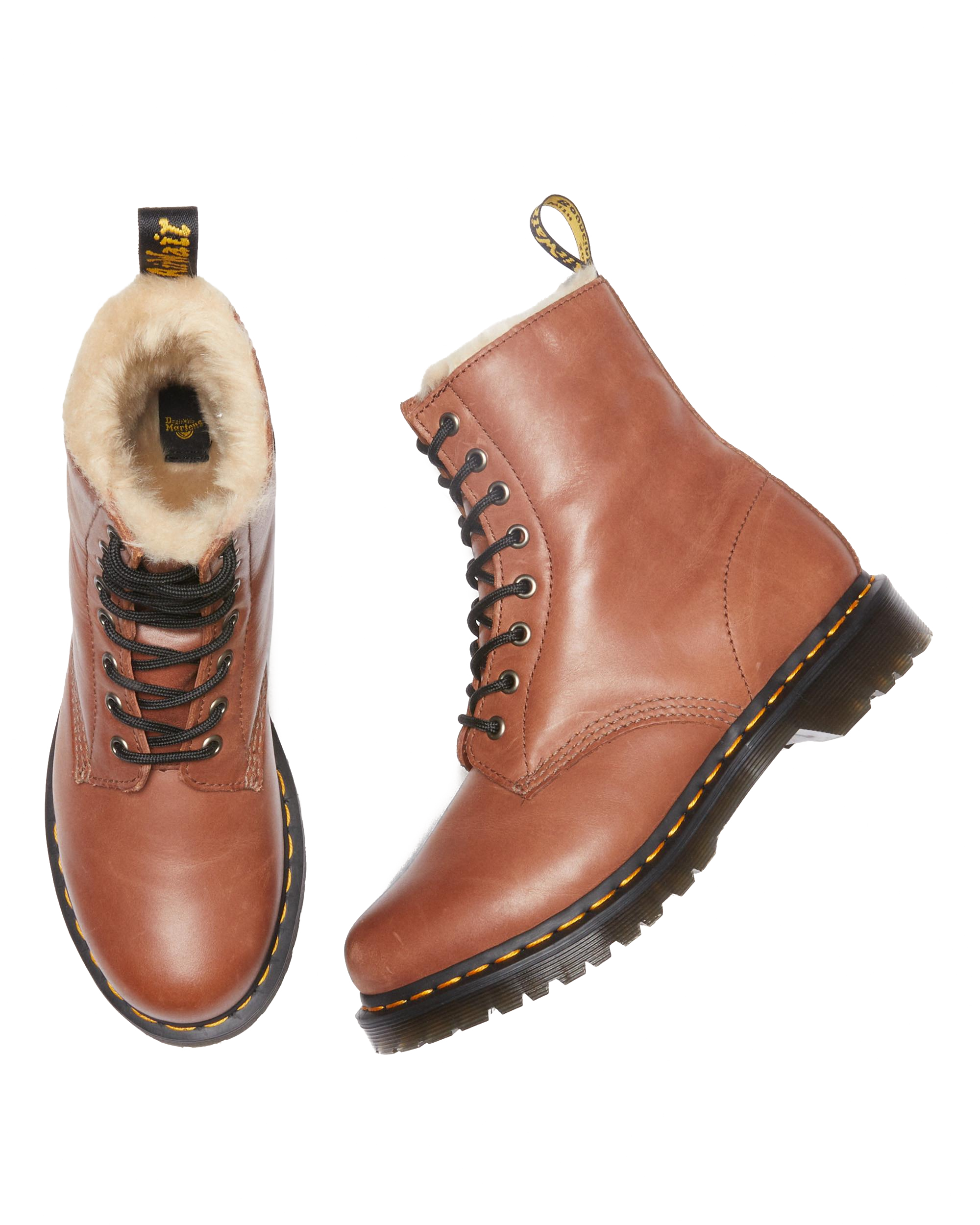 1460 Serena Women's Faux Fur-Lined Leather Boots