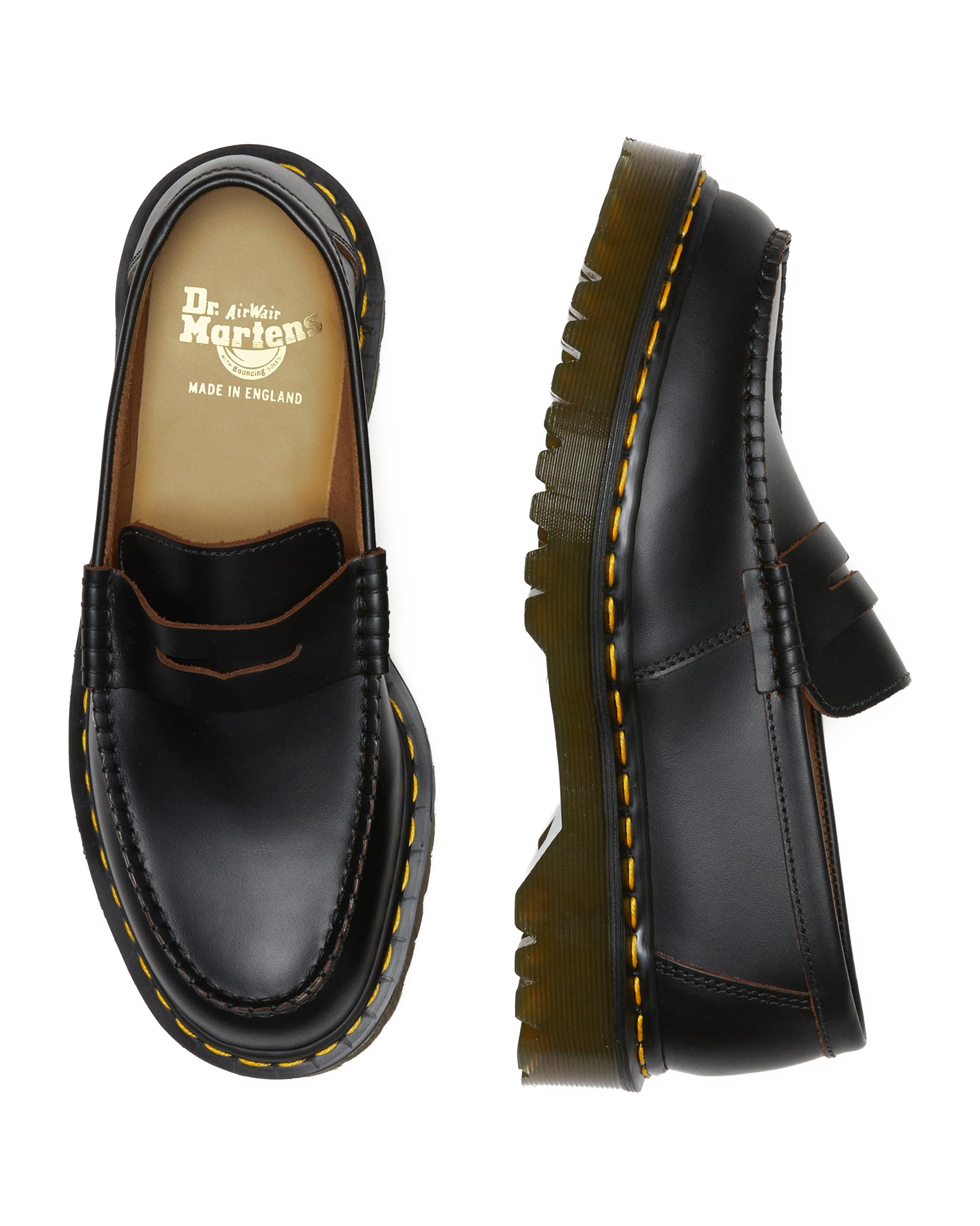 Penton Bex Made in England Quilon Leather Loafers