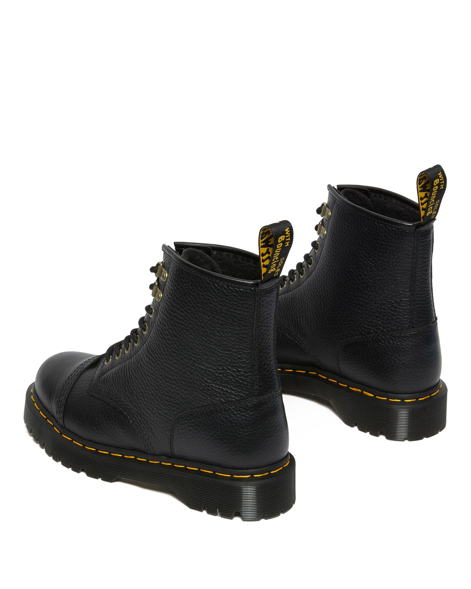 1460 Bex Fleece-Lined Leather Lace Up Boots