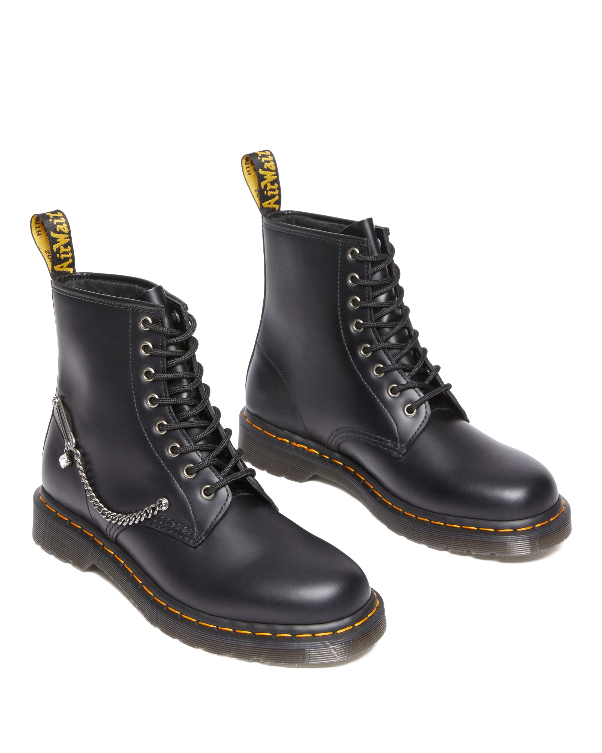 1460 Swarovski Leather Lace Up Boots