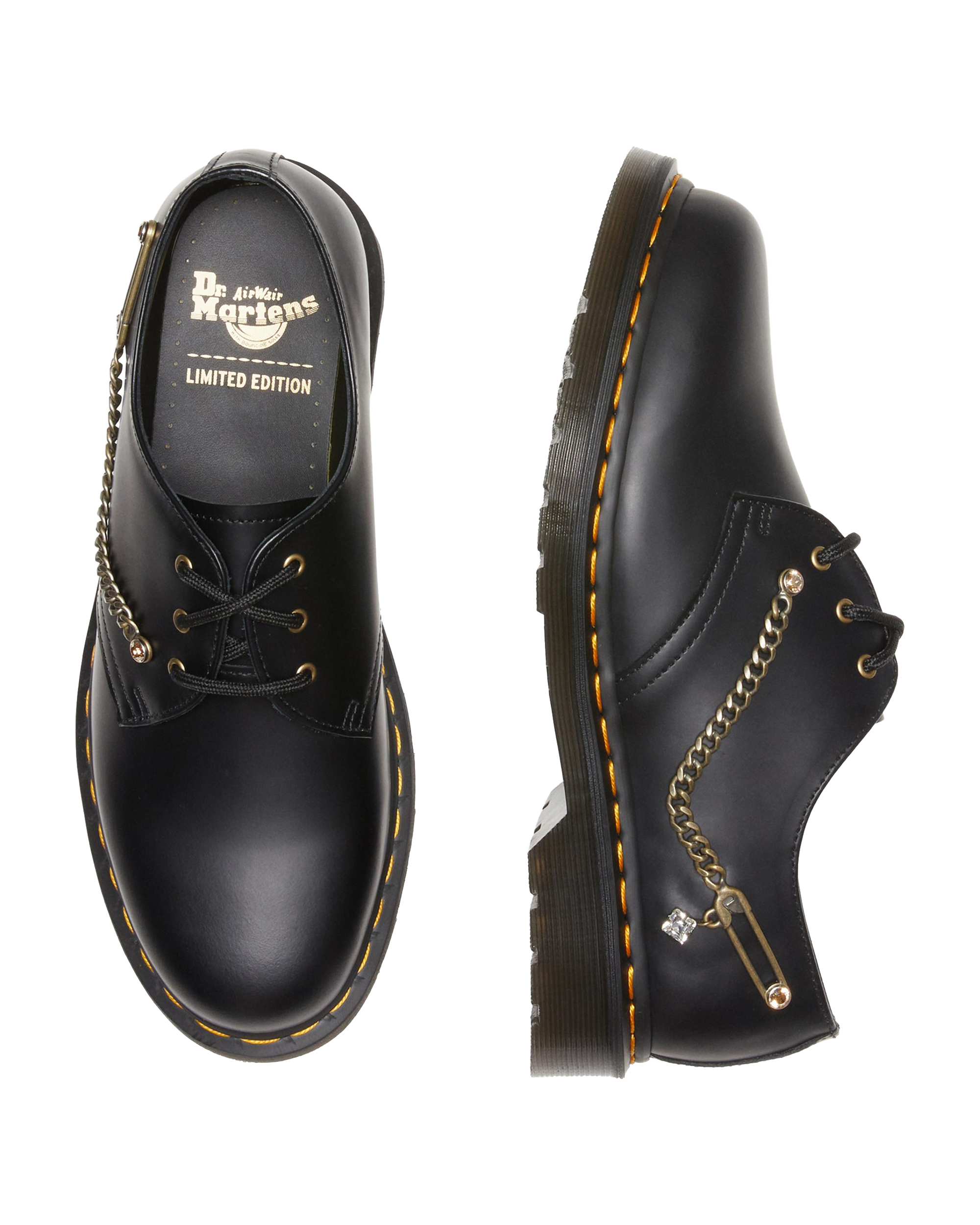 1461 Swarovski Leather Oxford Shoes