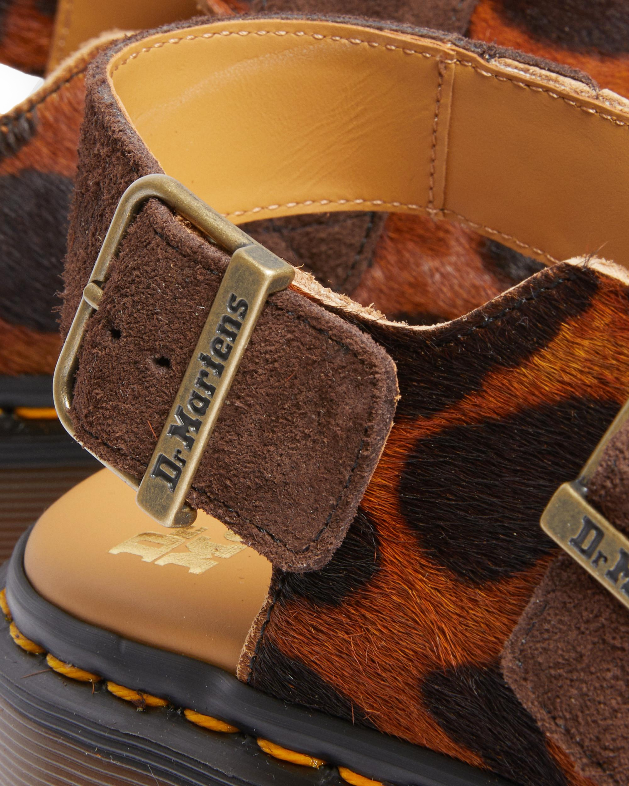 Jorge Made in England Hair On Slingback Mule