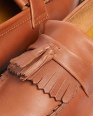 Adrian Carrara Leather Tassel Loafers
