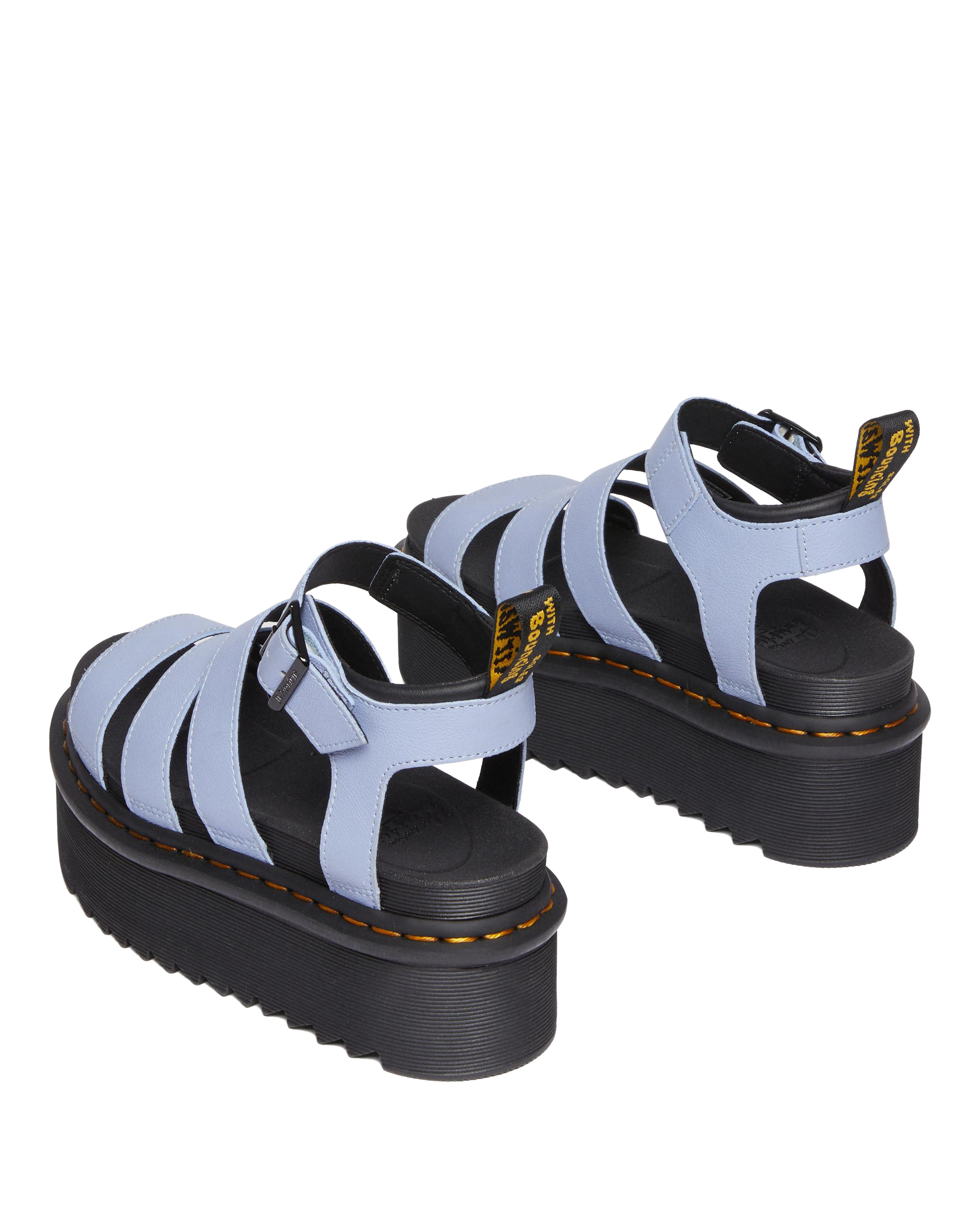 Blaire Pisa Leather Platform Strap Sandals