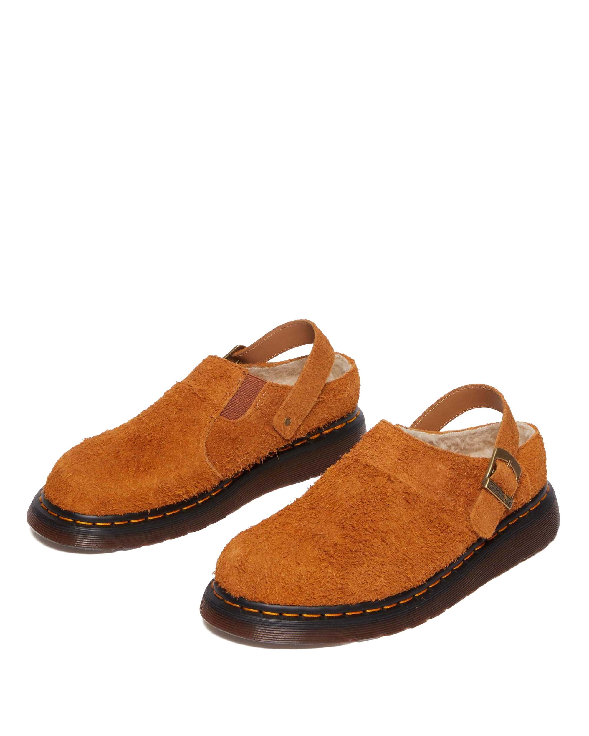Isham Faux Shearling Lined Suede Slingback Mules