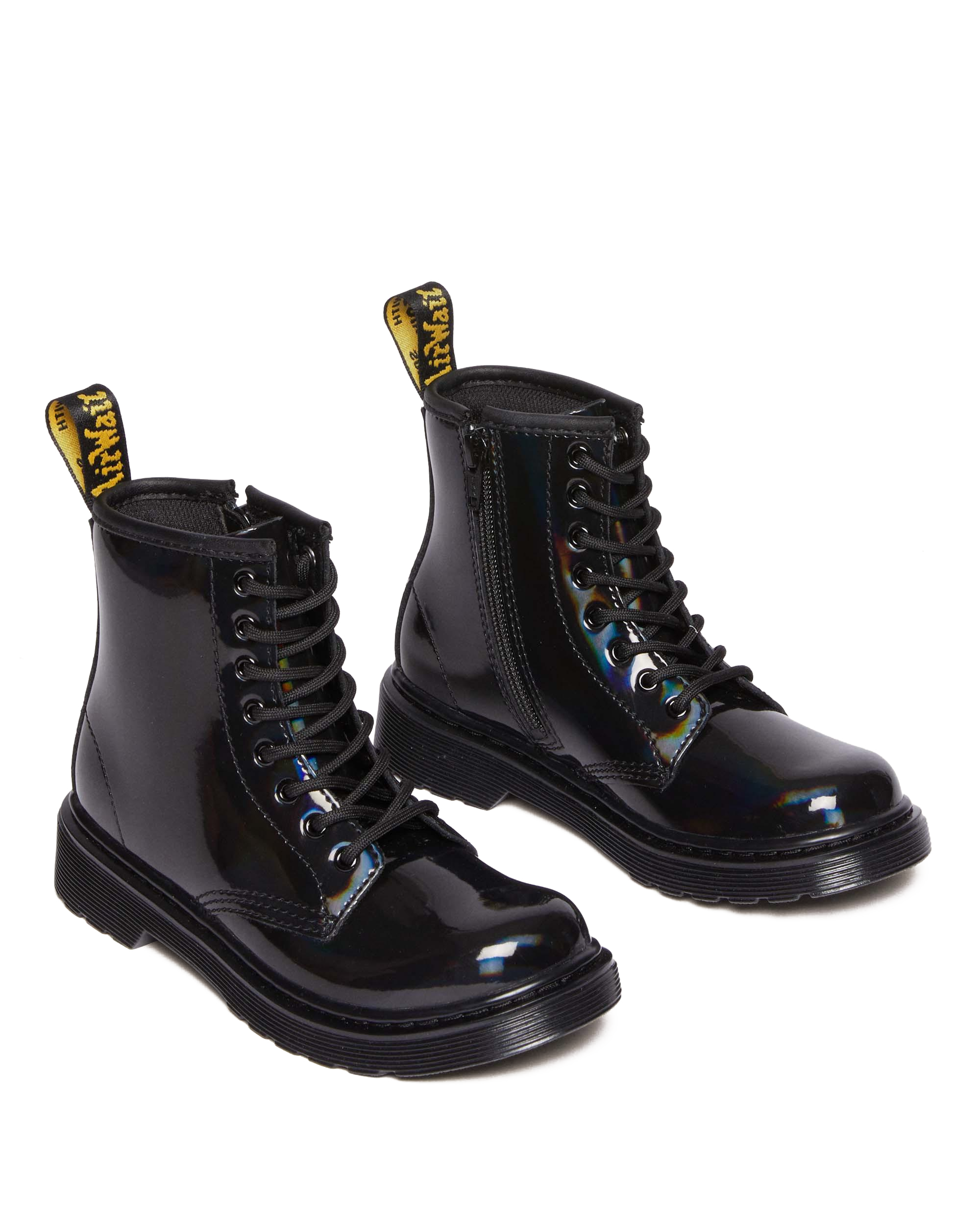 Junior 1460 Rainbow Patent Leather Lace Up Boots
