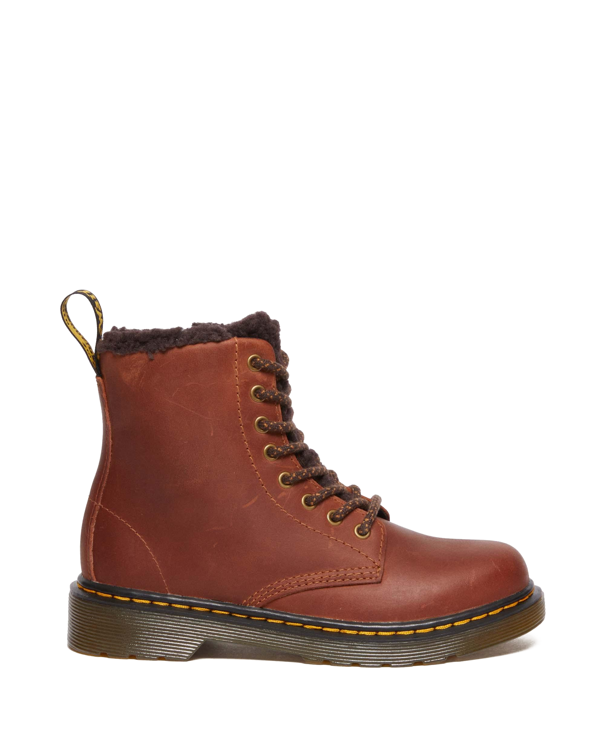 1460 Serena Junior 8 Eye Republic WP Leather Lace Up Boots