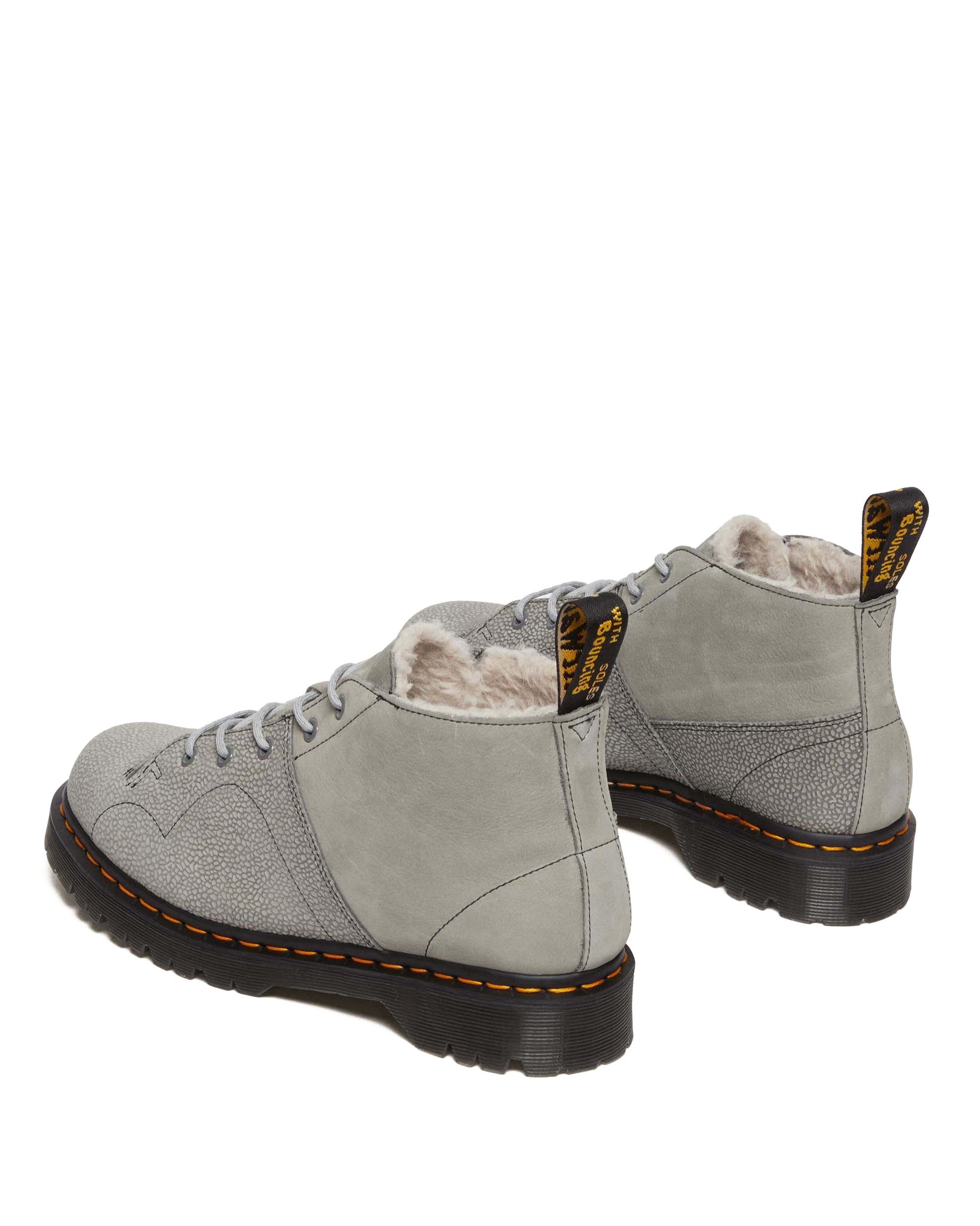 Church Nubuck & Pebble Leather Monkey Boots