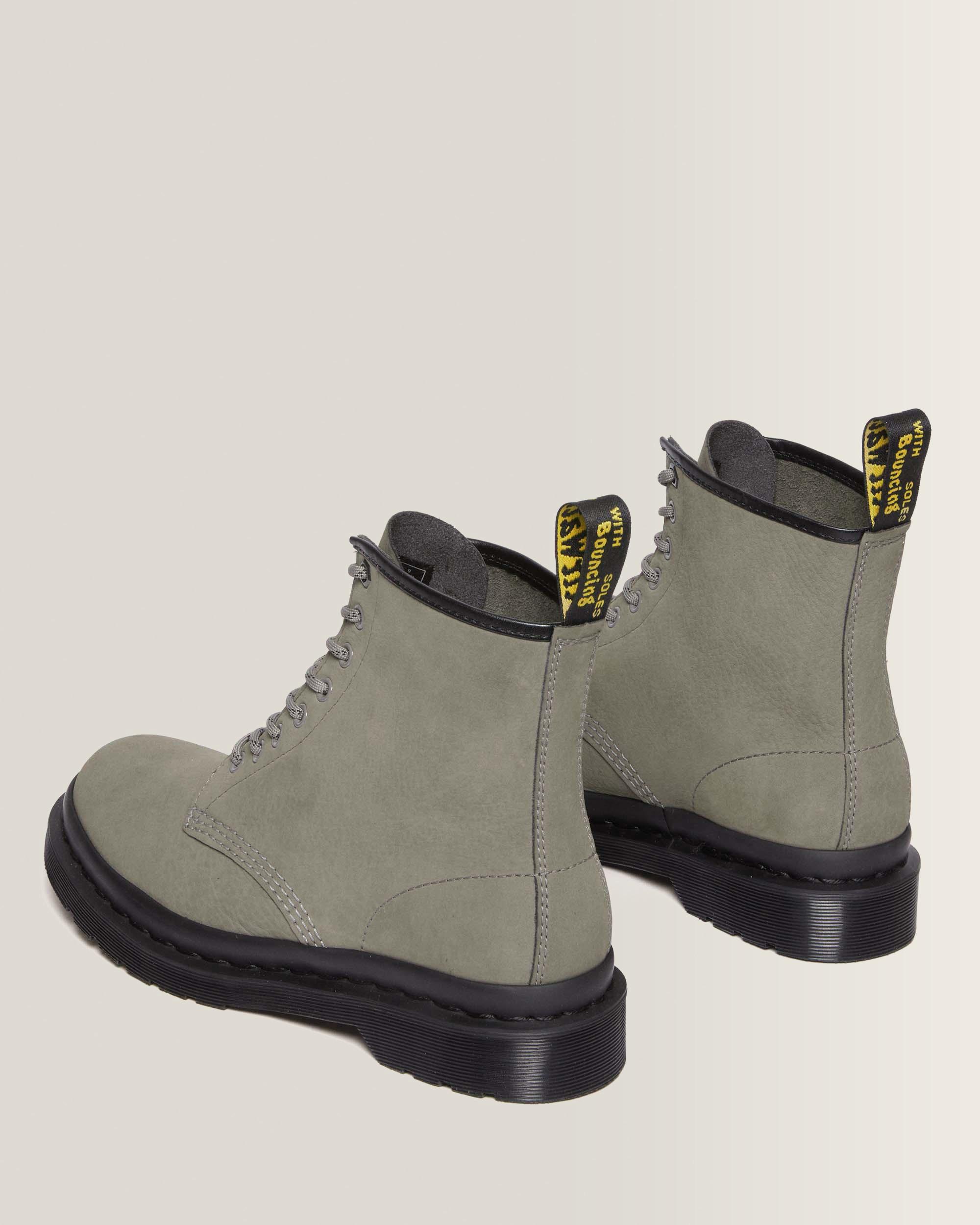 1460 Milled Nubuck Leather Lace Up Boots