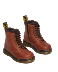 1460 Serena Toddler 8 Eye Republic WP Leather Lace Up Boots