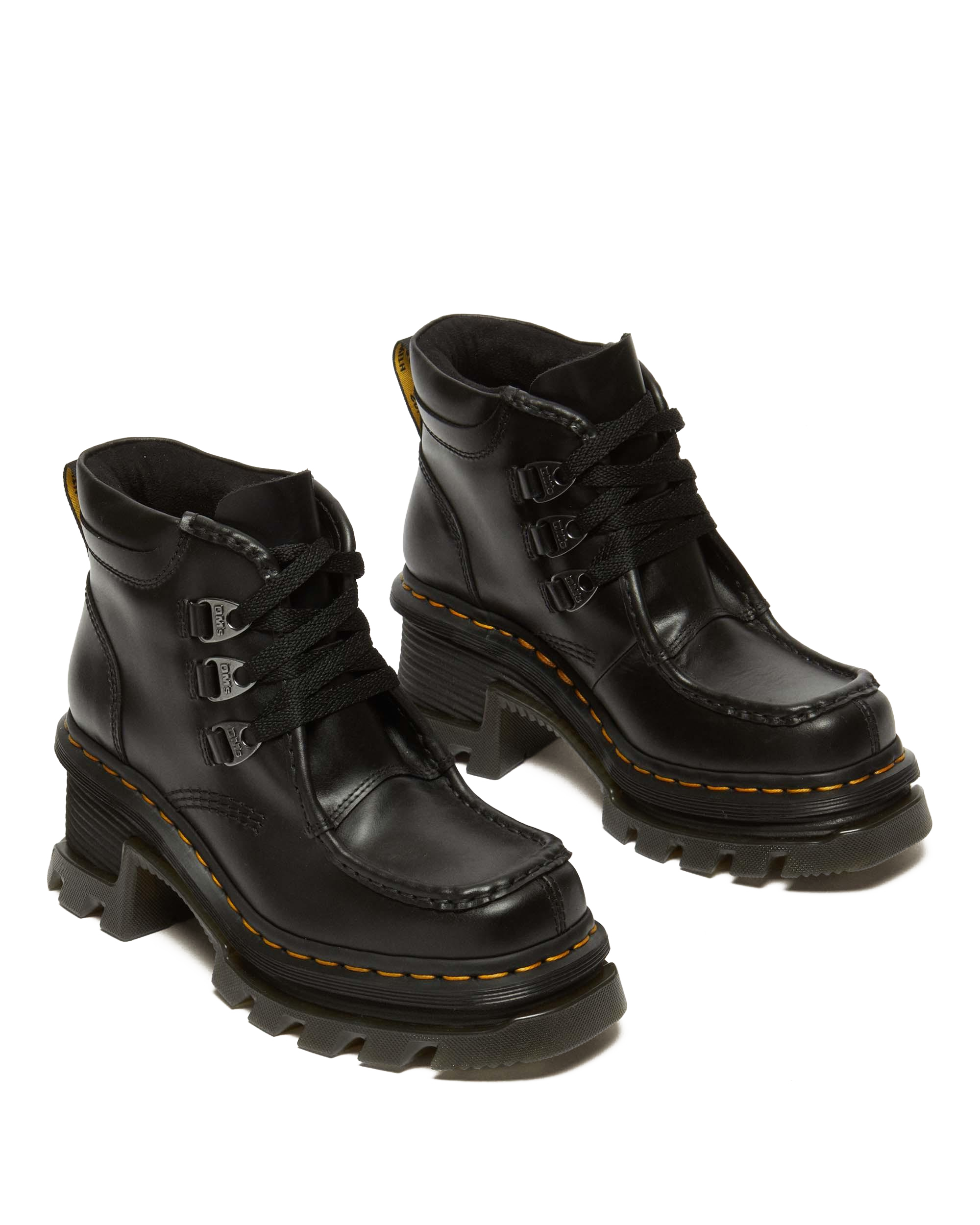 Corran 3-Eye Atlas Leather Heeled Boots