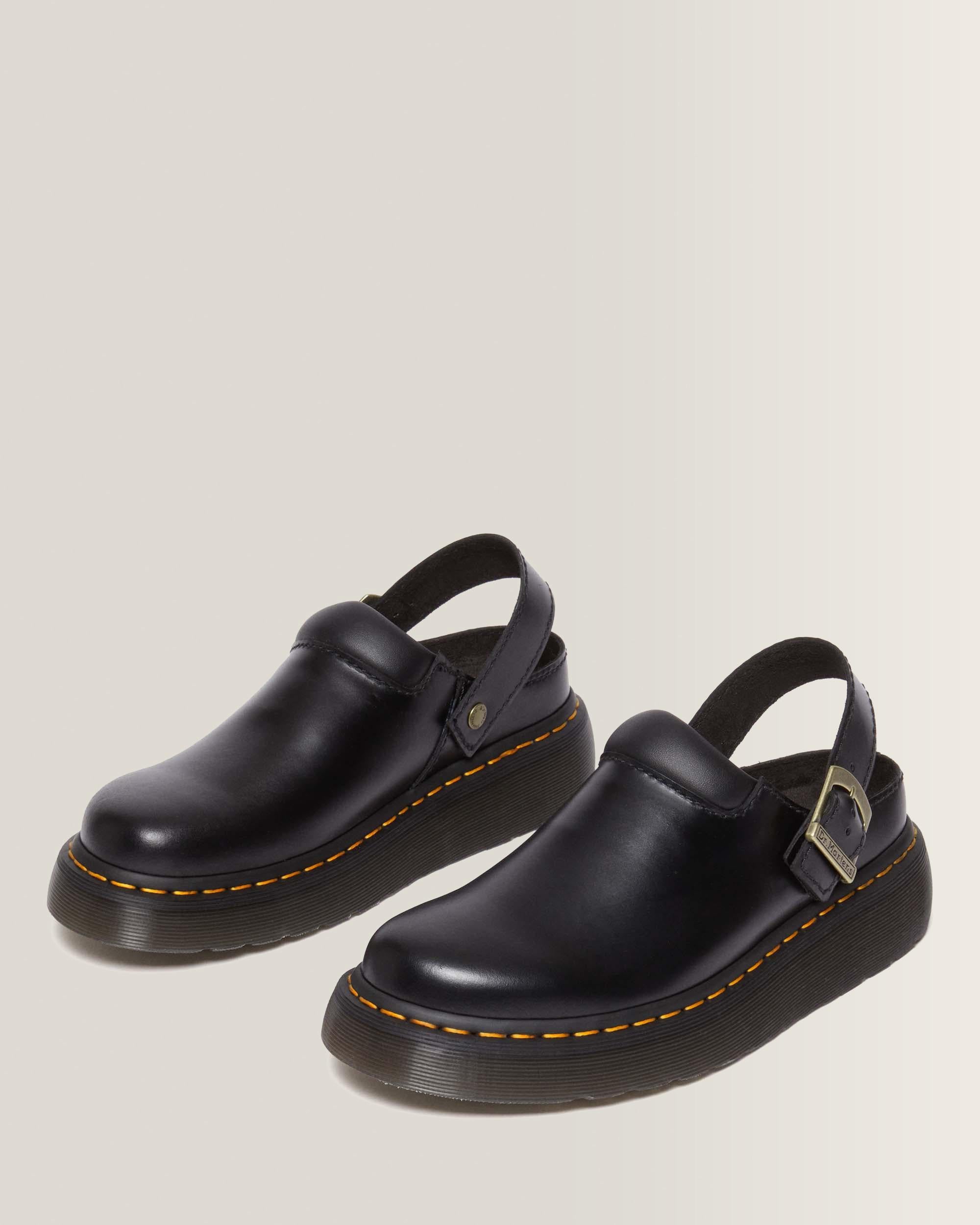 Laketen Atlas Leather Slingback Platform Mules