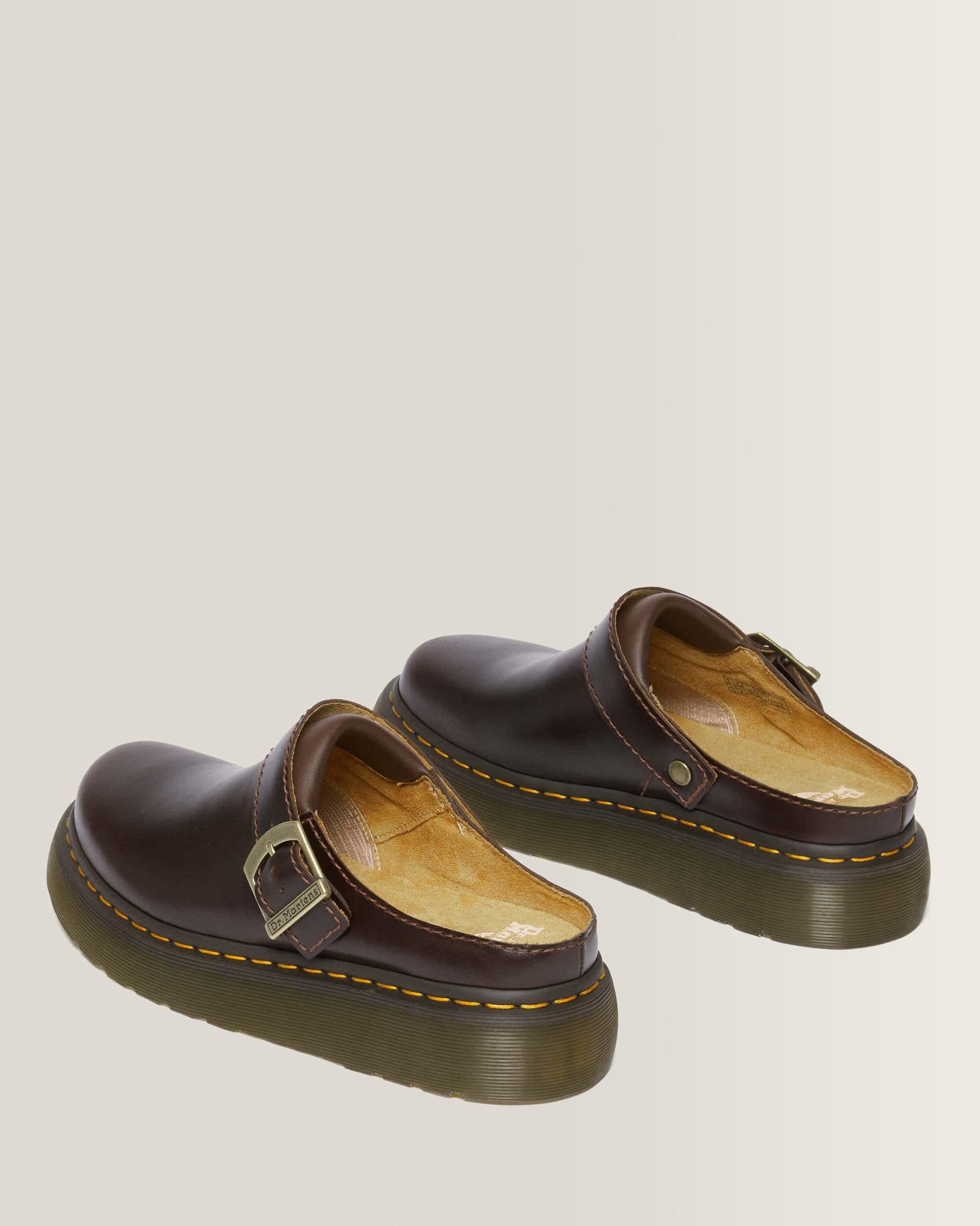 Laketen Atlas Leather Slingback Platform Mules