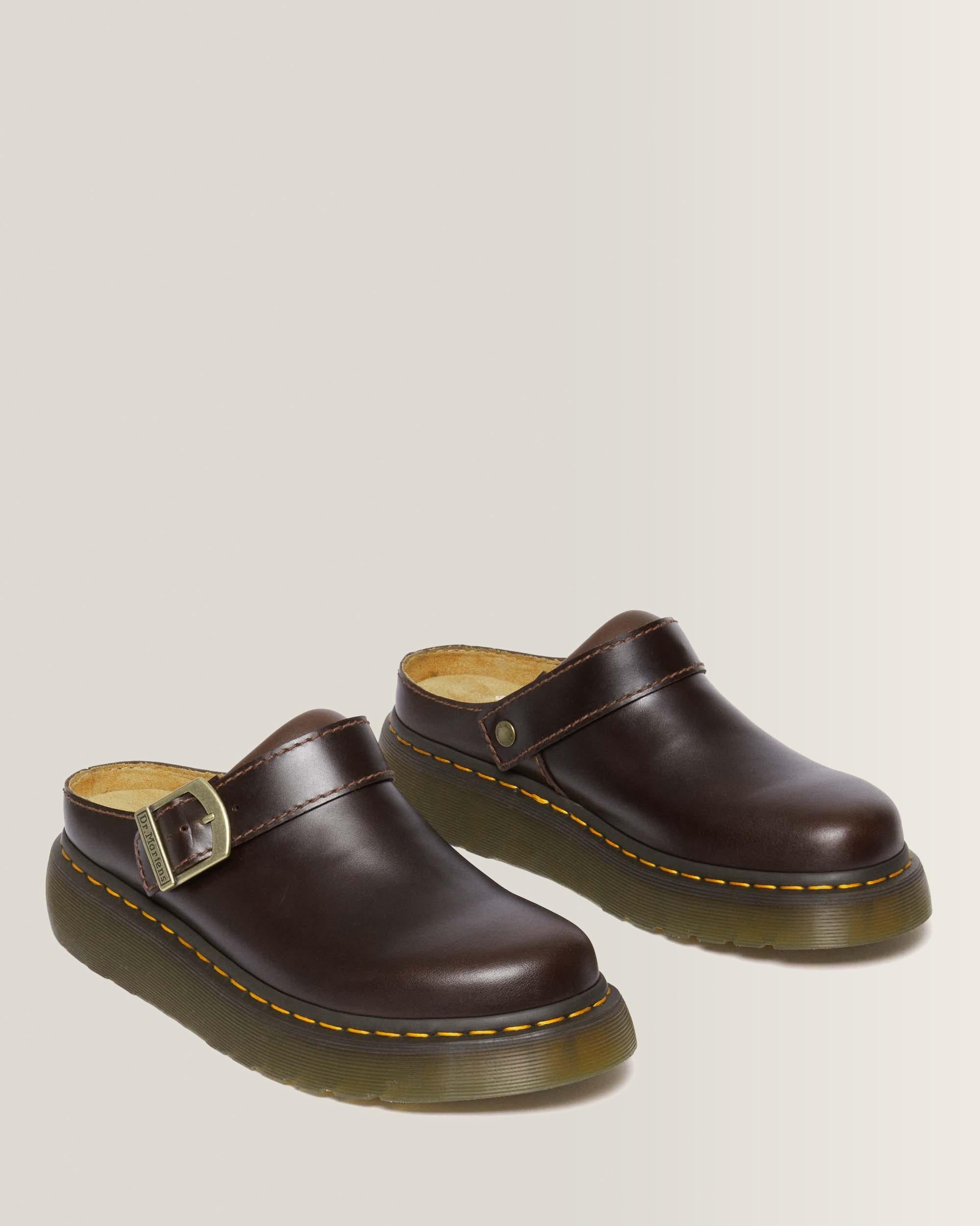 Laketen Atlas Leather Slingback Platform Mules