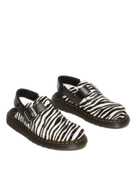 Jorge II Hair-on Animal Print Slingback Mules