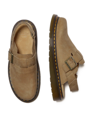 Jorge II Tumbled Nubuck Leather Slingback Mules