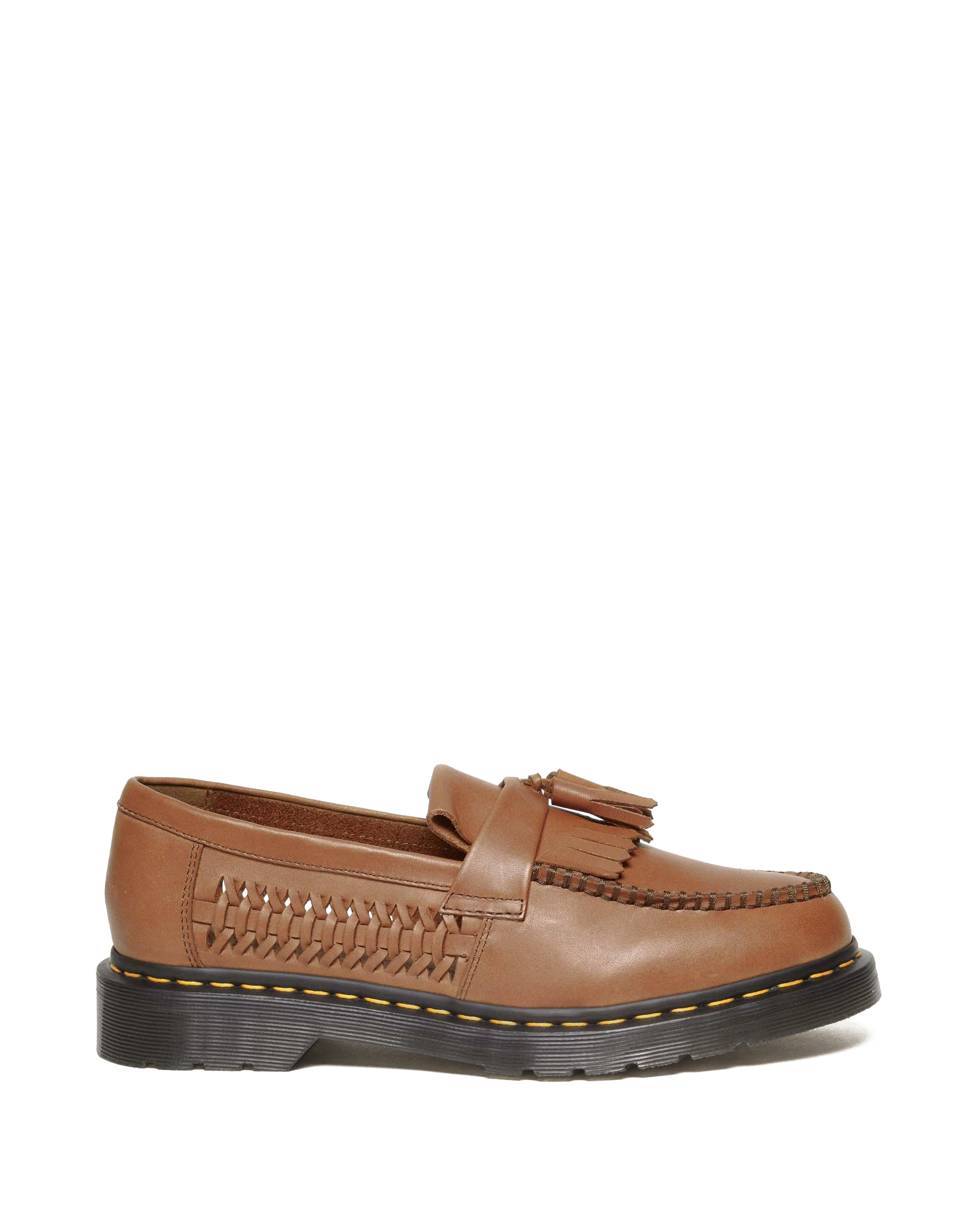 Adrian Woven Leather Tassel Loafers