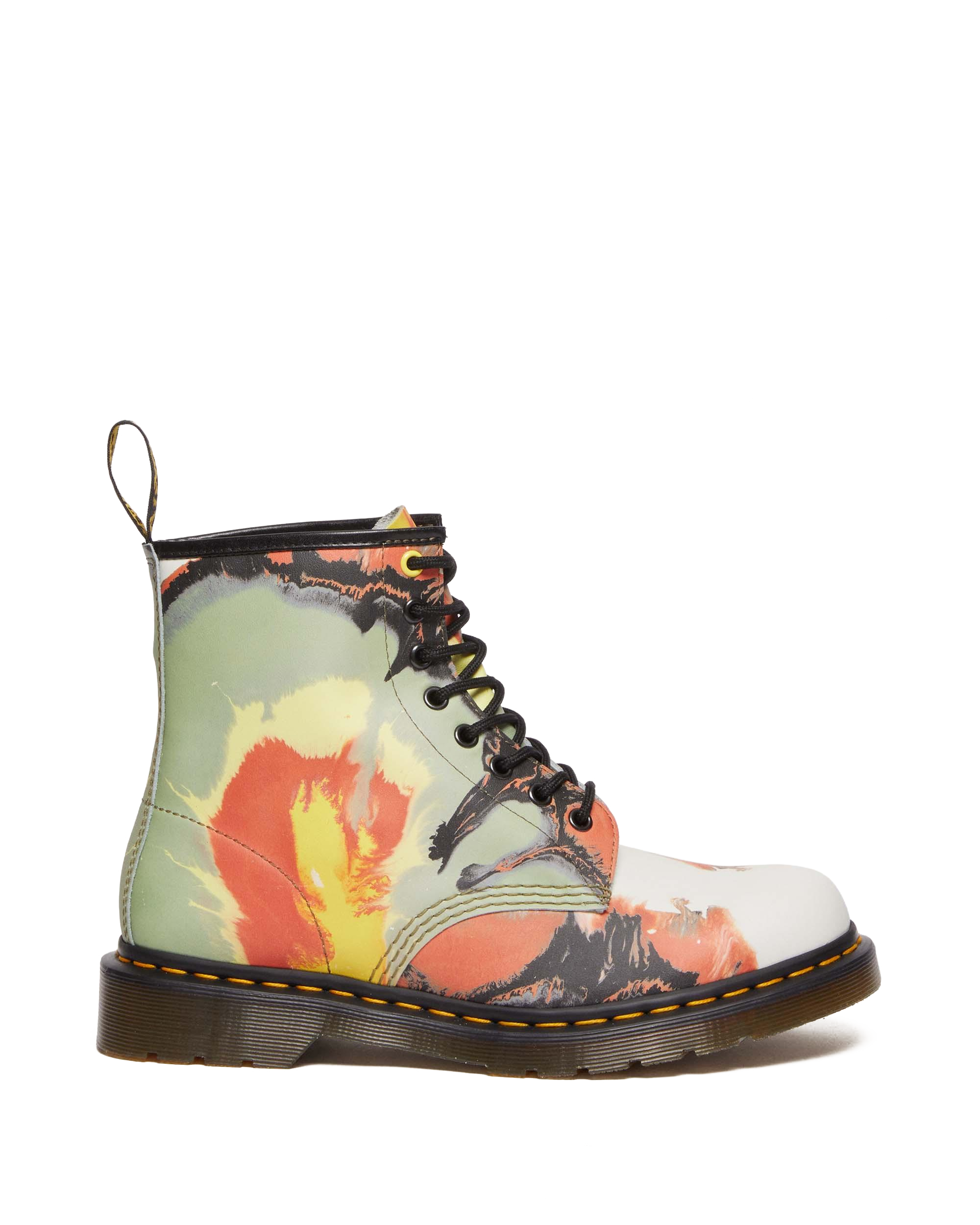 1460 Tate 'Volcanic Flare' Leather Lace Up Boots