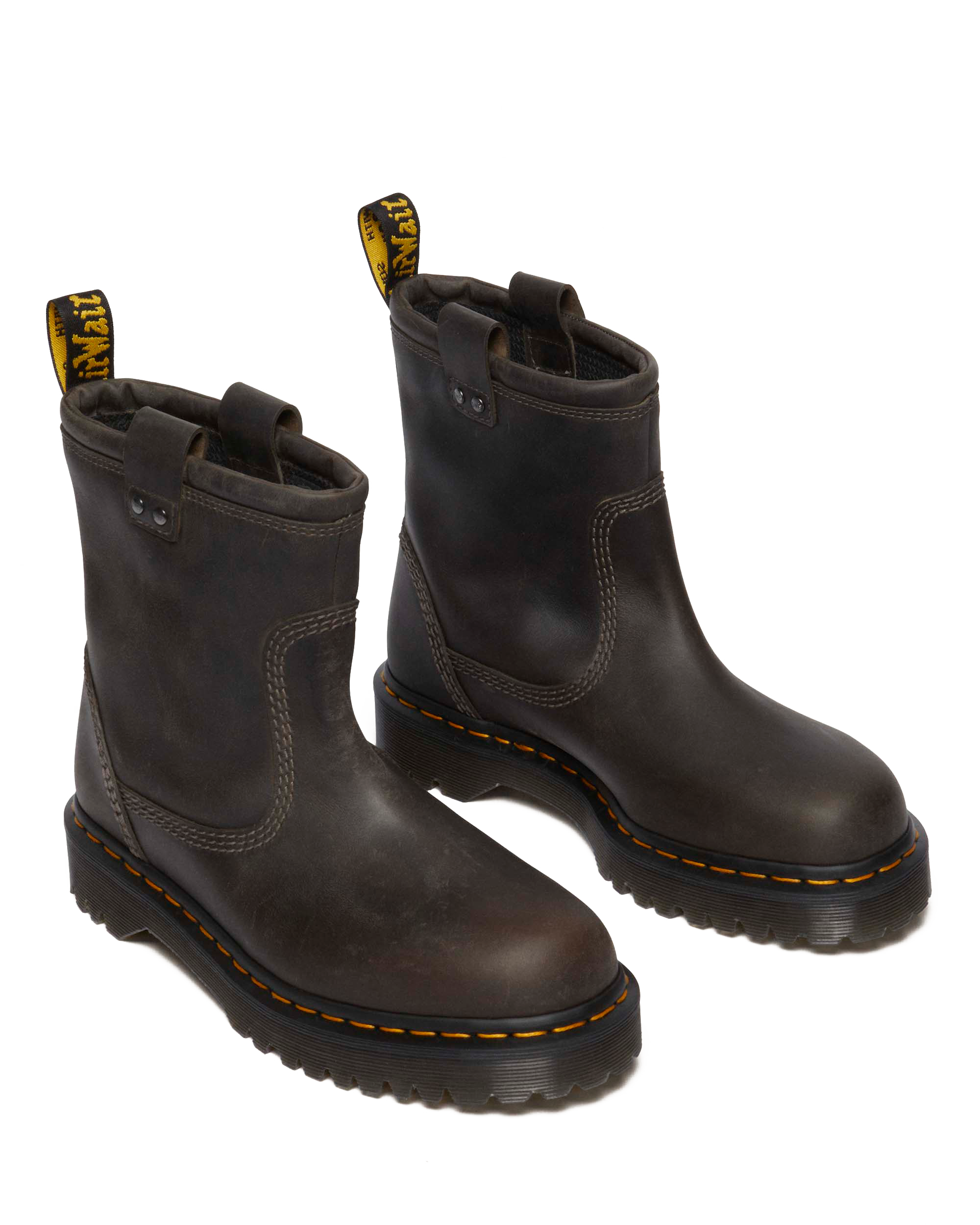 Anistone Lo Leather Biker Boots