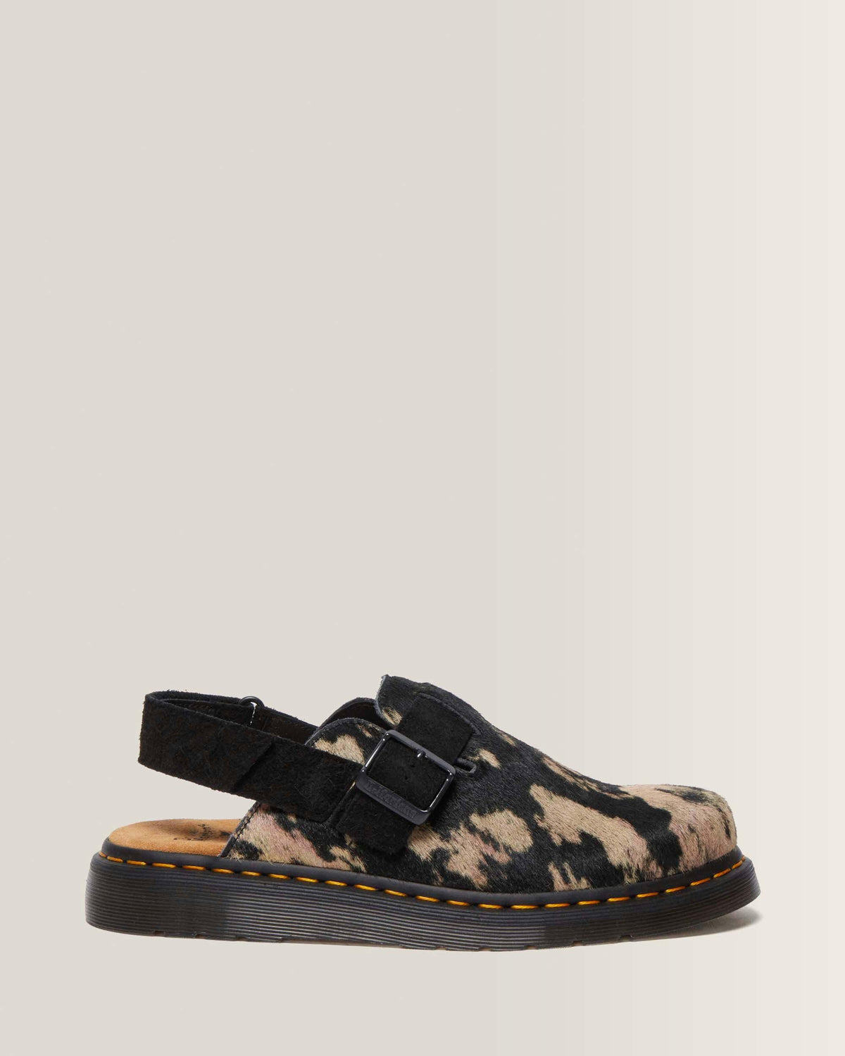 Jorge Ii Contrast Hair On Slingback Mule