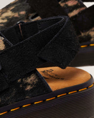 Jorge Ii Contrast Hair On Slingback Mule