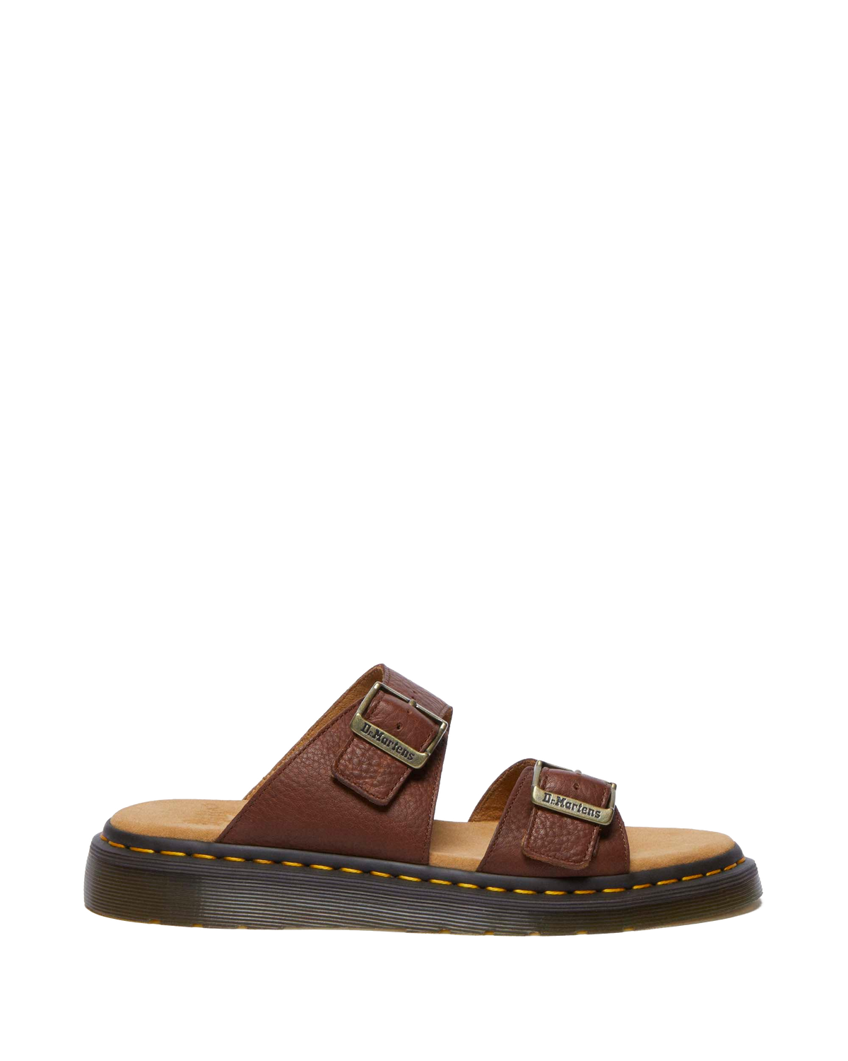 Josef Ambassador Leather Buckle Sandal Slides