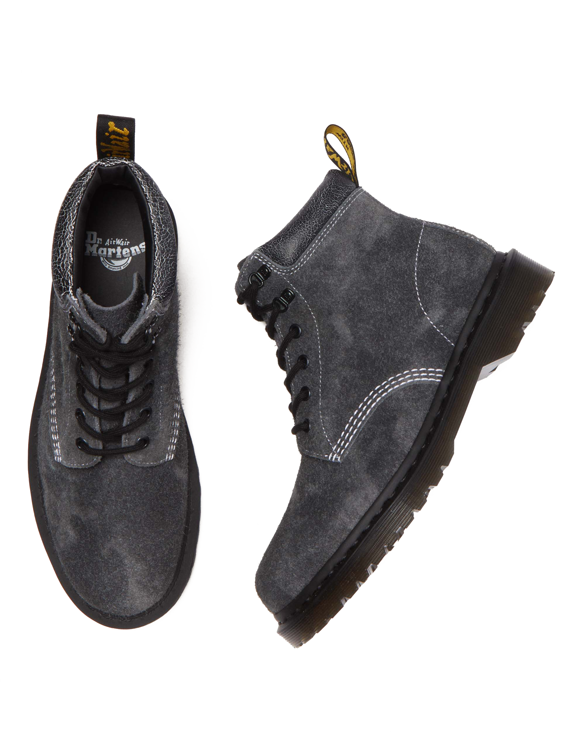 939 Stonewashed Suede Lace Up Boots