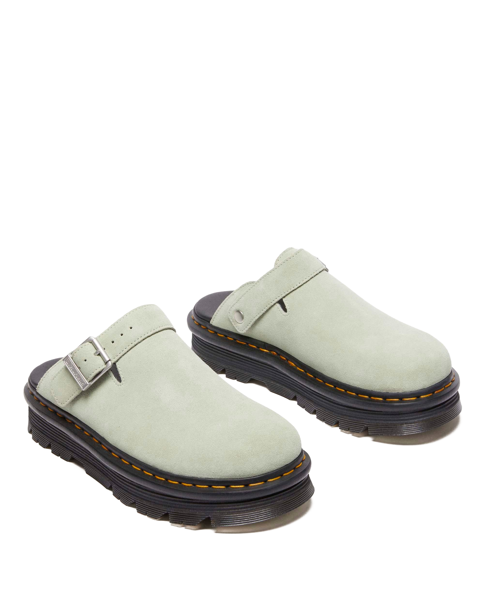 Zebzag Suede Casual Slingback Platform Mules