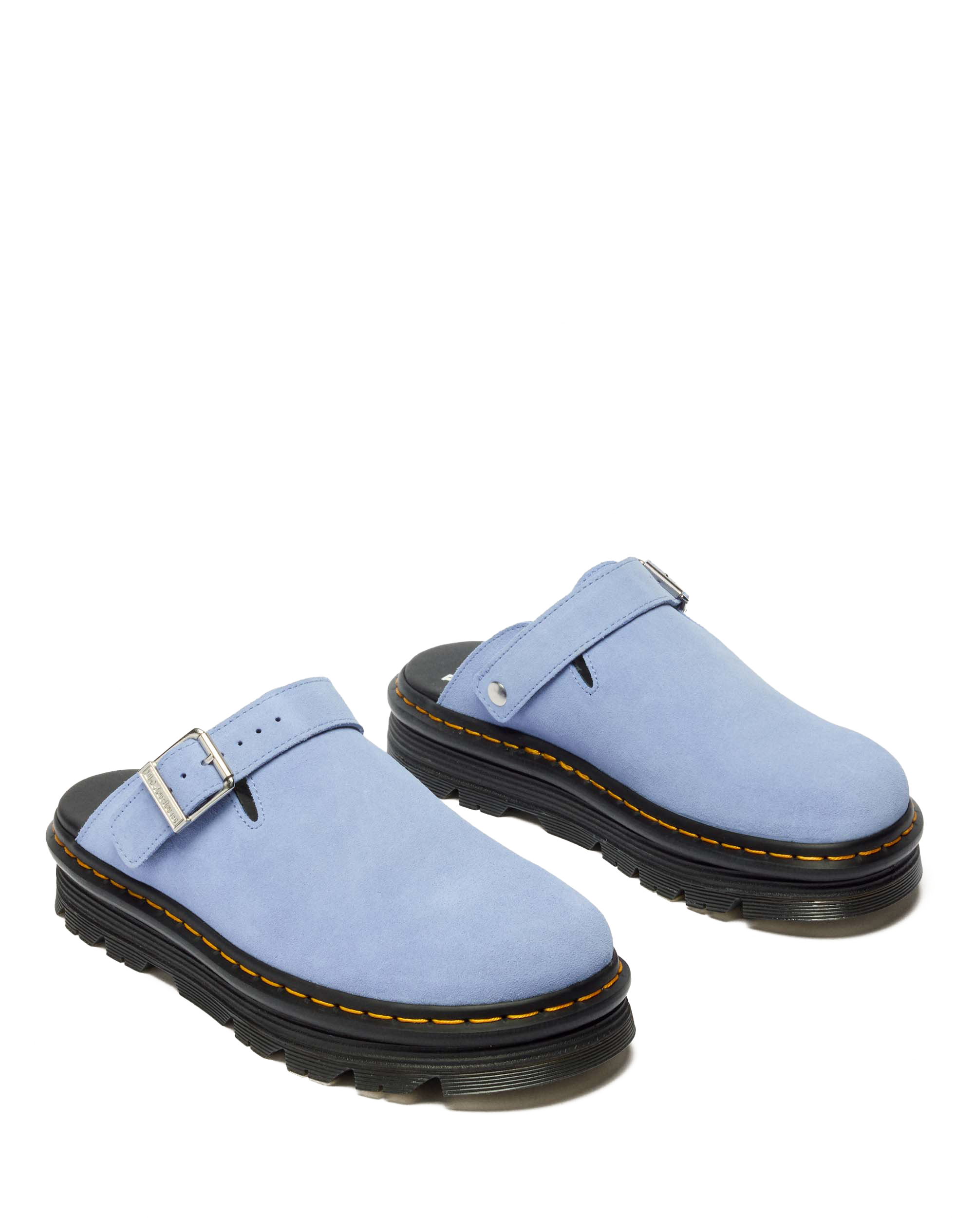 Zebzag Suede Casual Slingback Platform Mules