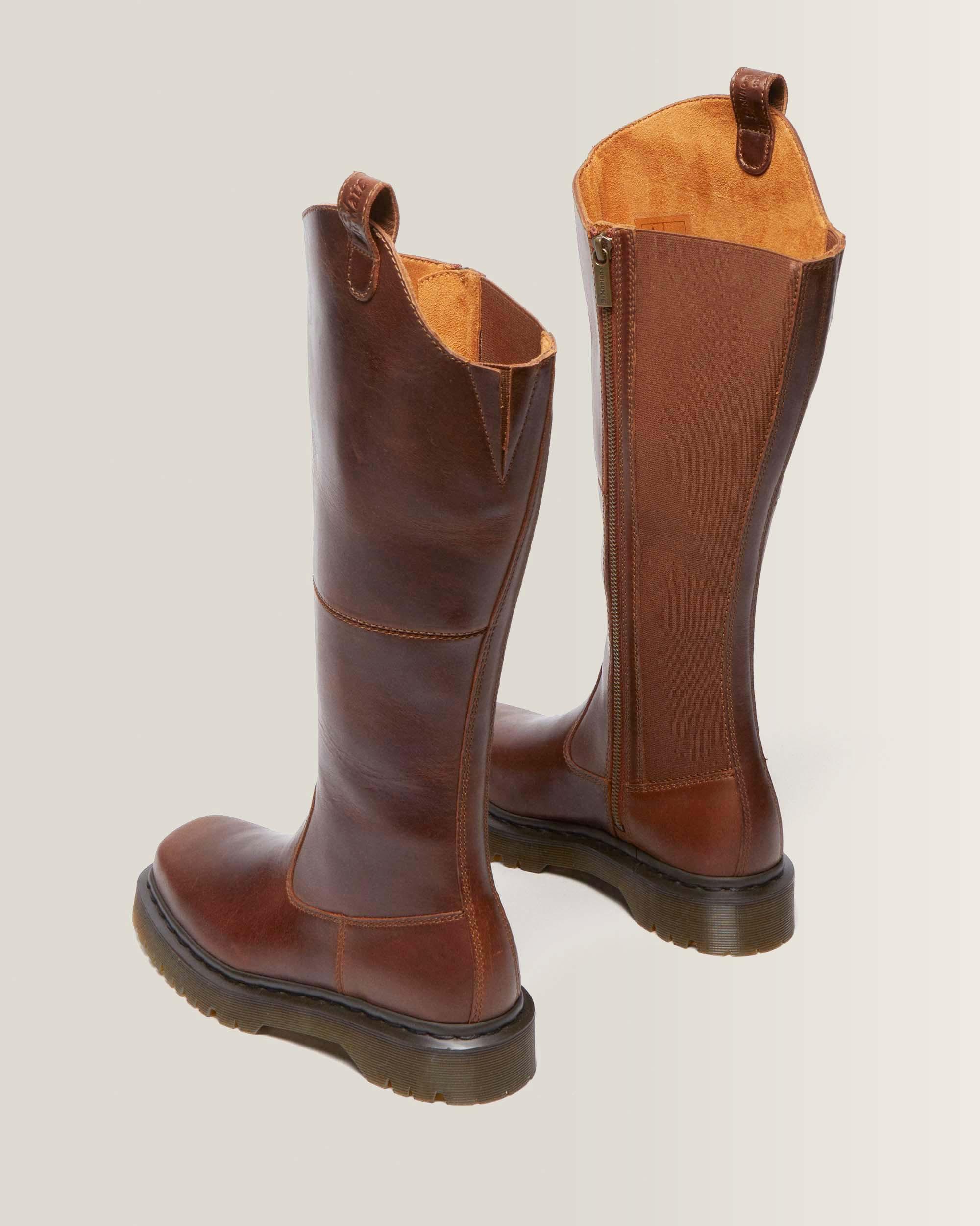 Amaayah Knee High Leather Boots