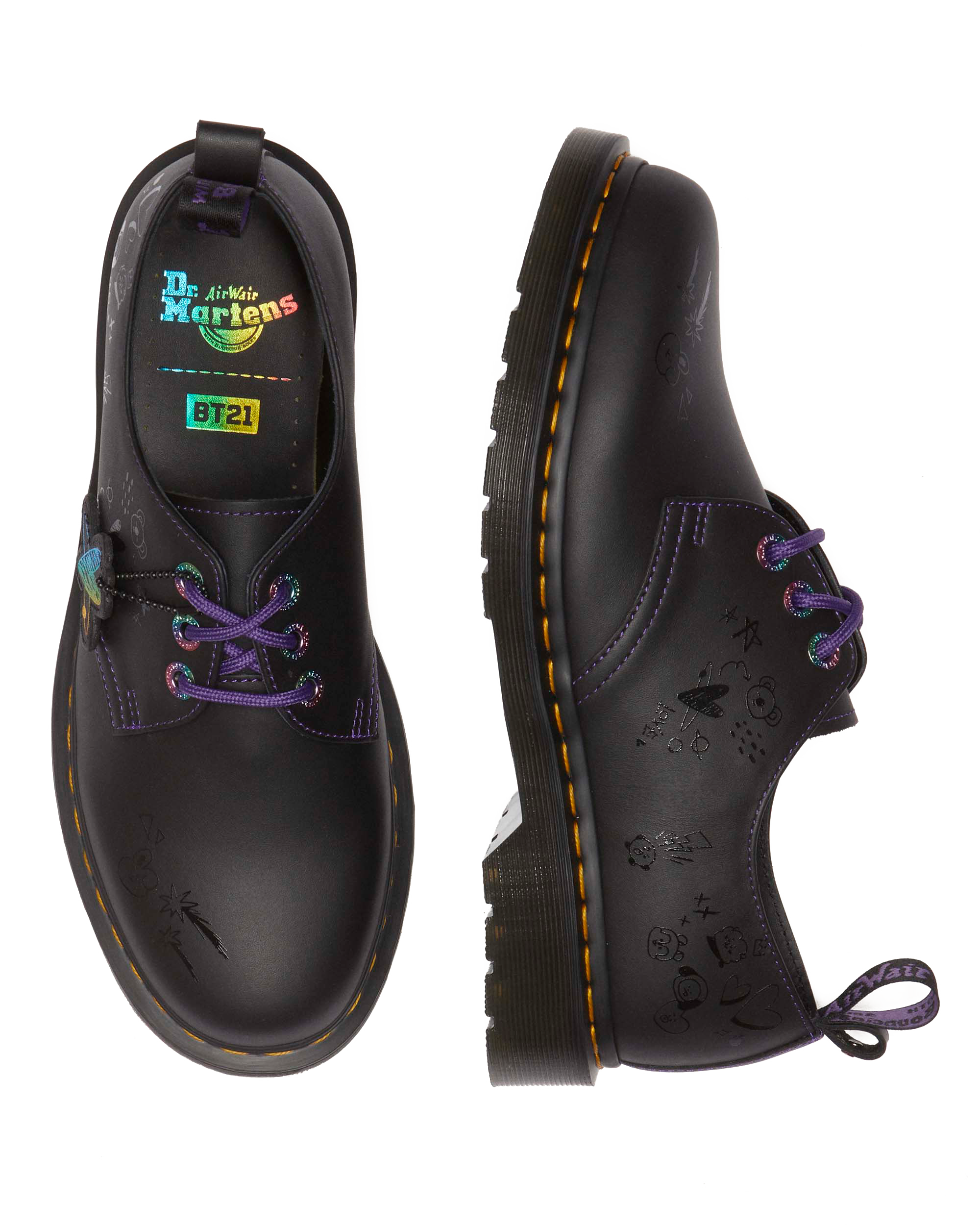 1461 BT21 Leather Oxford Shoes