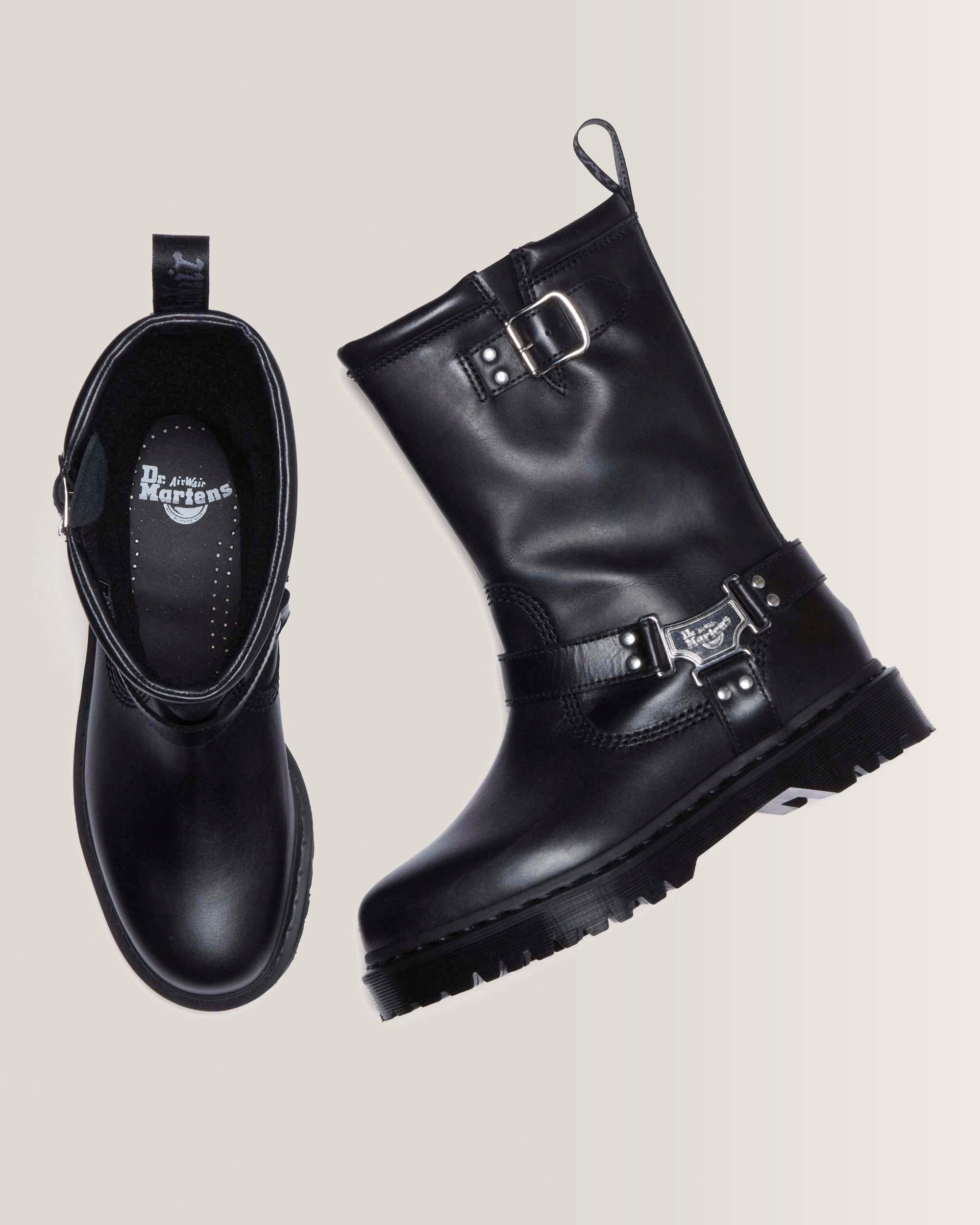 Anistone Hi Leather Biker Boots