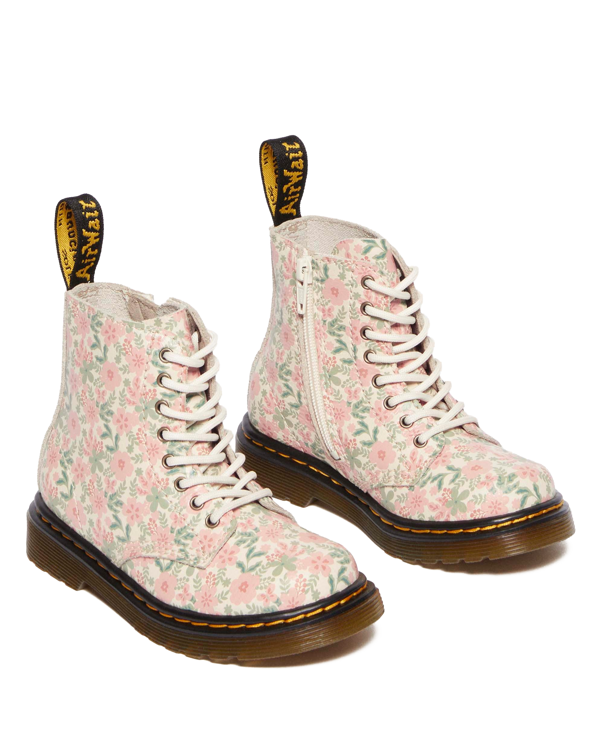 Toddler 1460 Floral Leather boots
