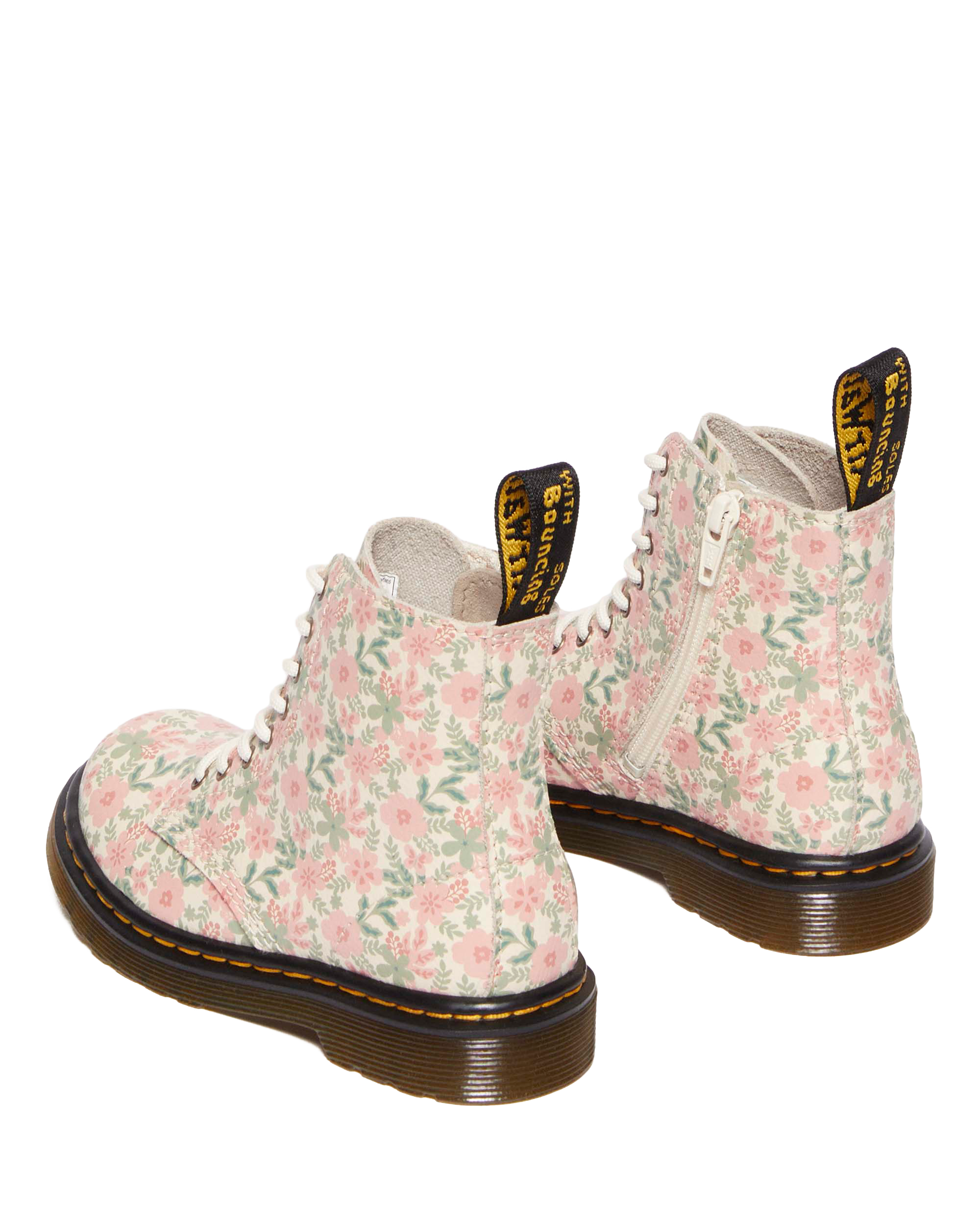 Toddler 1460 Floral Leather boots