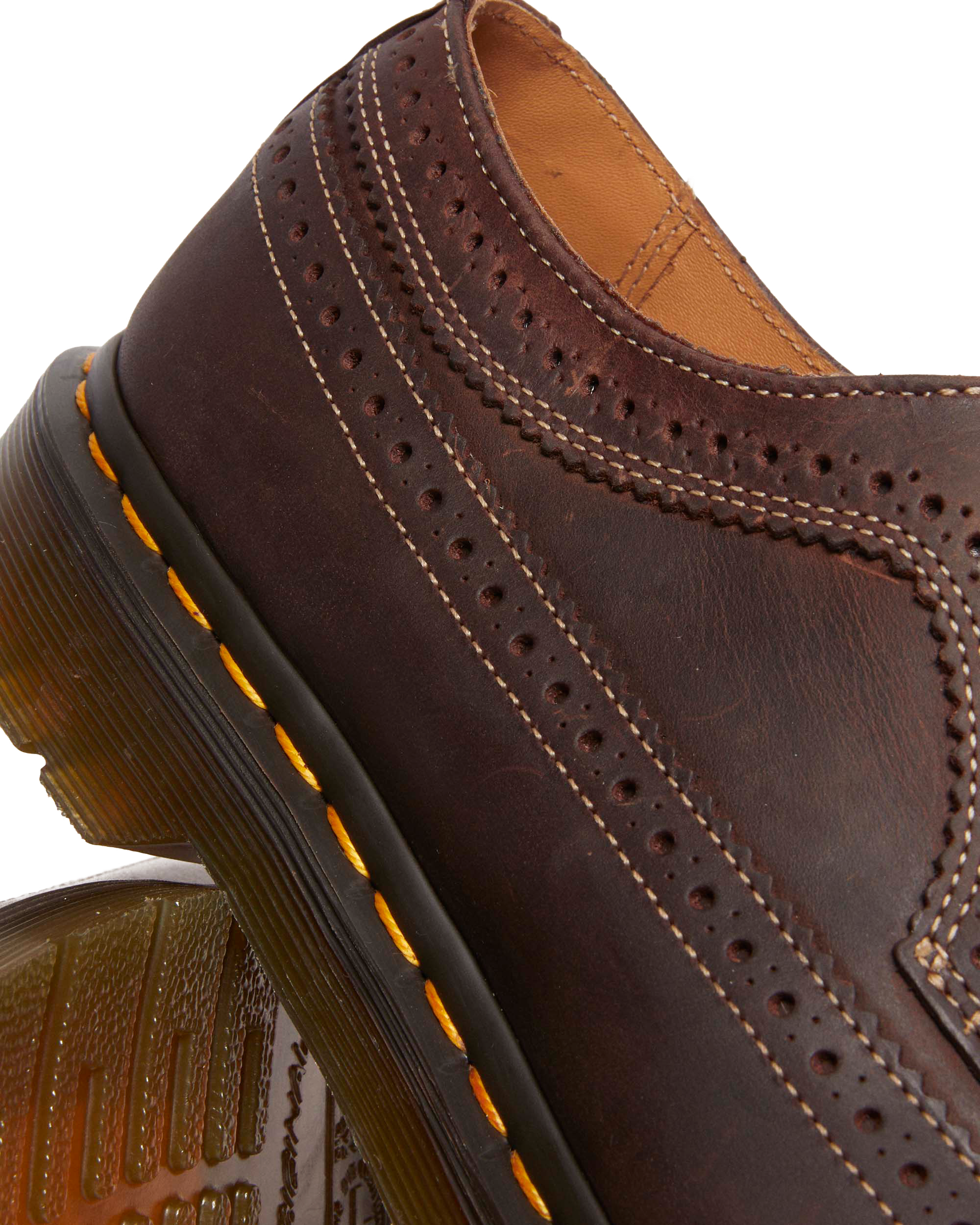 3989 Crazy Horse leather brogue shoes