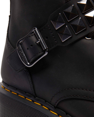 Jadon Spike leather platform boots