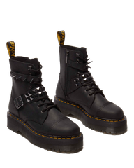 Jadon Spike leather platform boots