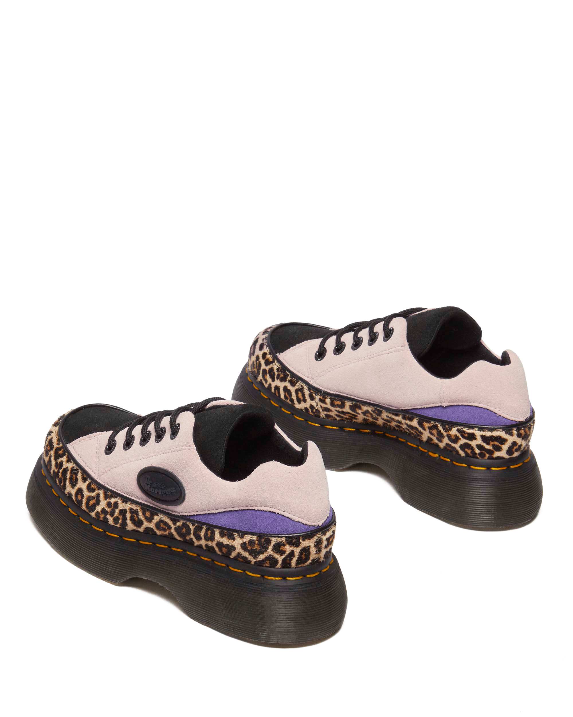 Buzz 5-Eye Leopard and Suede  Shoes