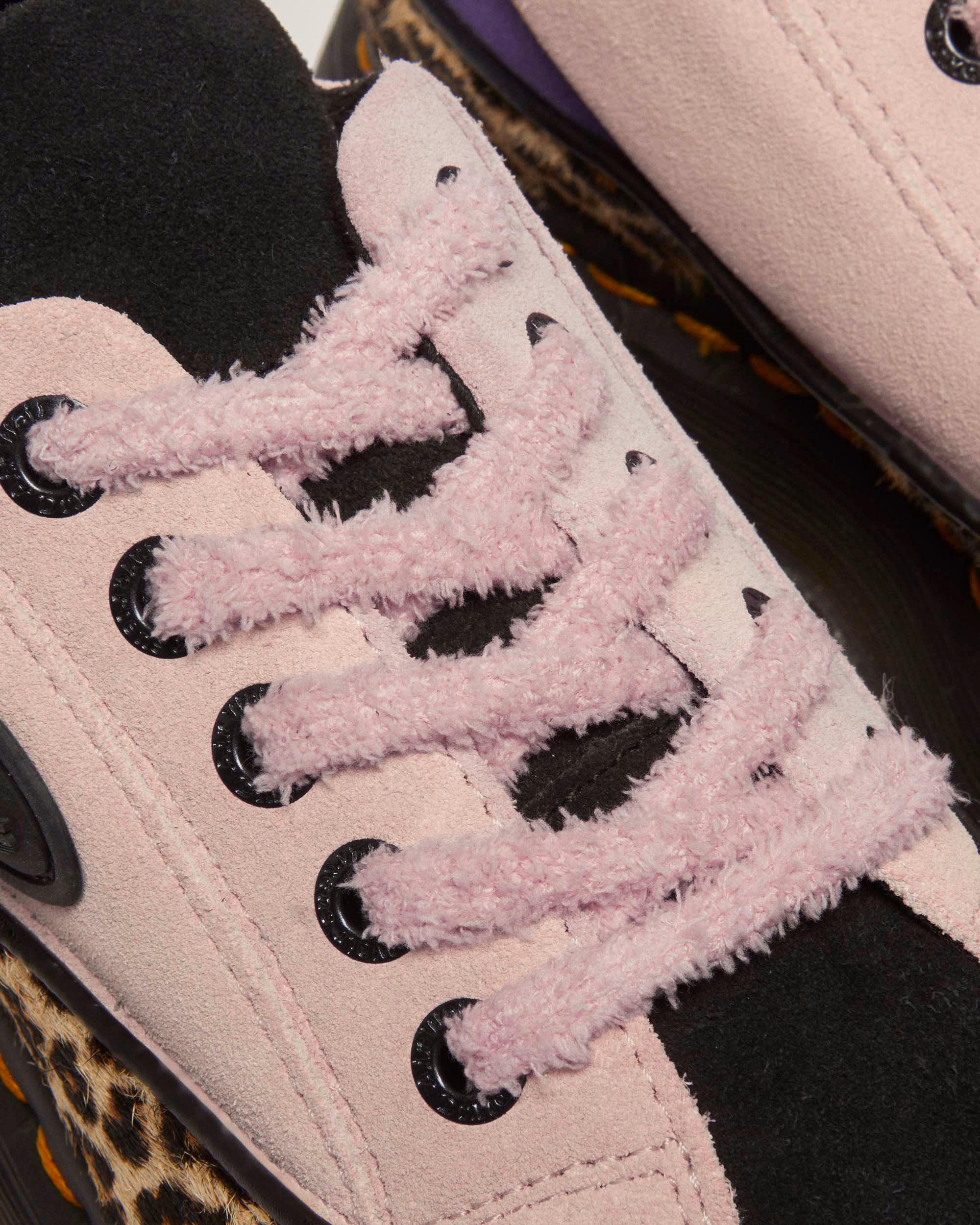 Buzz 5-Eye Leopard and Suede  Shoes