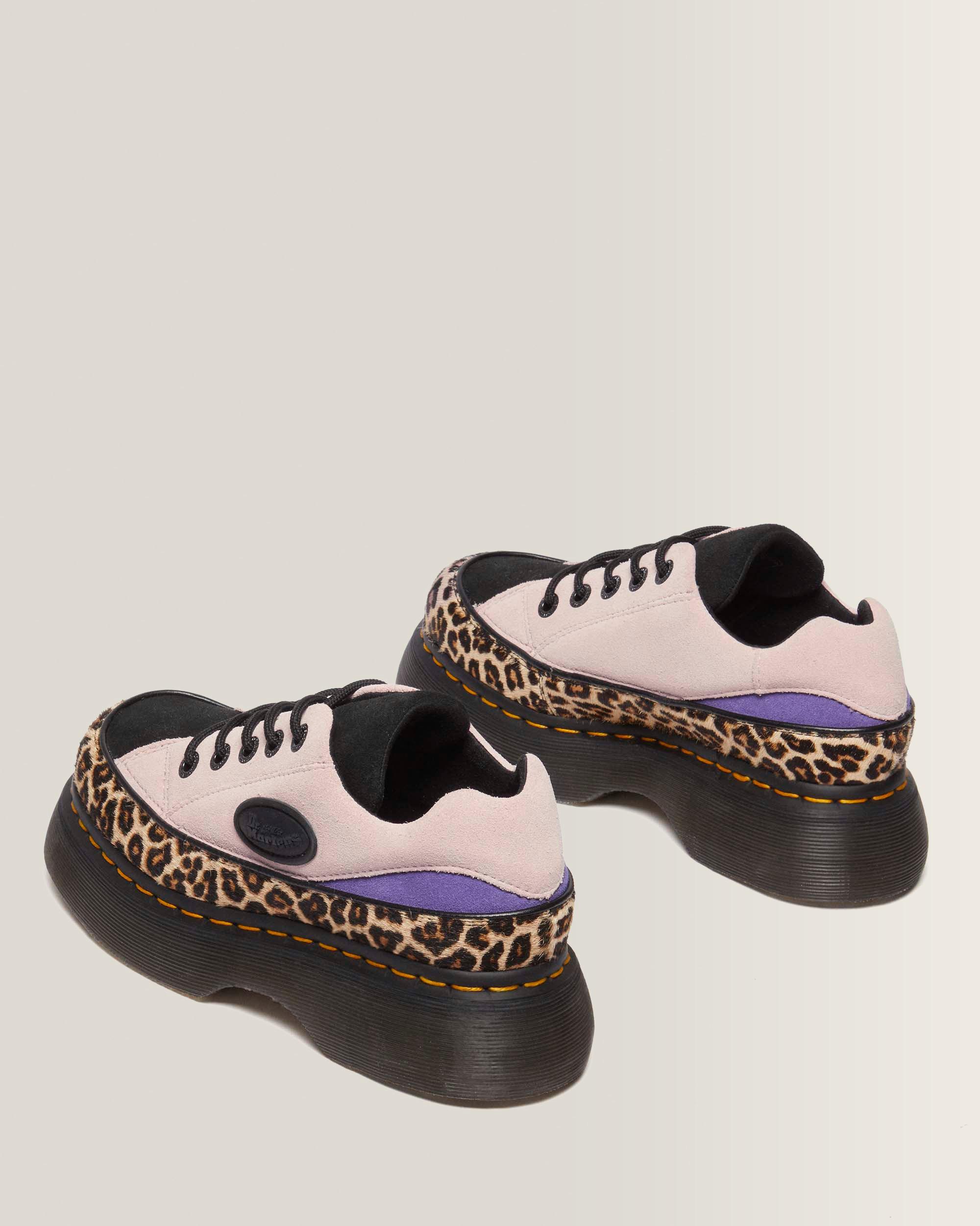 Buzz 5-Eye Leopard and Suede  Shoes